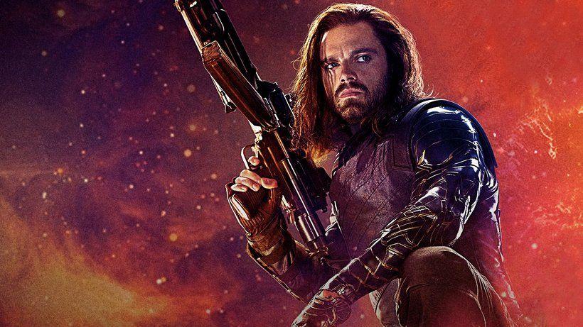 820x461 Winter Soldier Bucky Barnes Avengers: Infinity War Sebastian Stan 4K