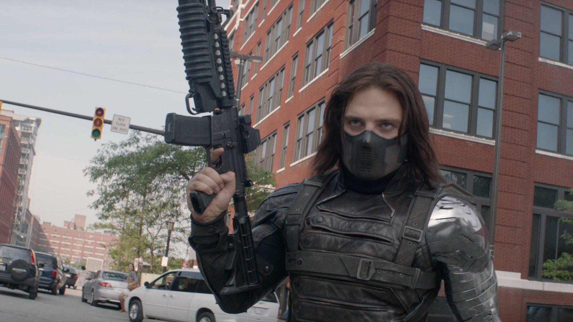 1920x1080 Bucky Barnes Soldier Bucky Barnes Gun