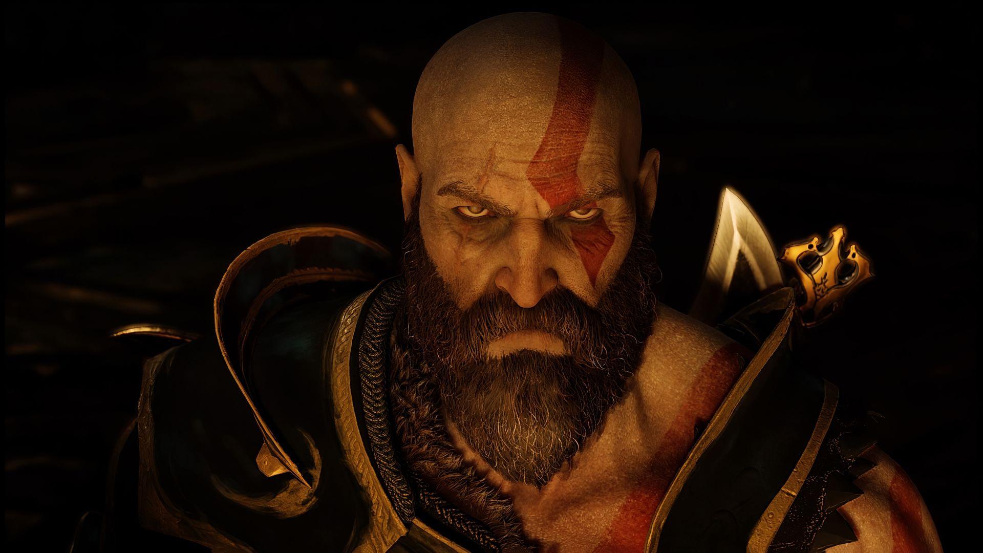 1920x1080 God Of War 4 Kratos Angry HD Wallpaper