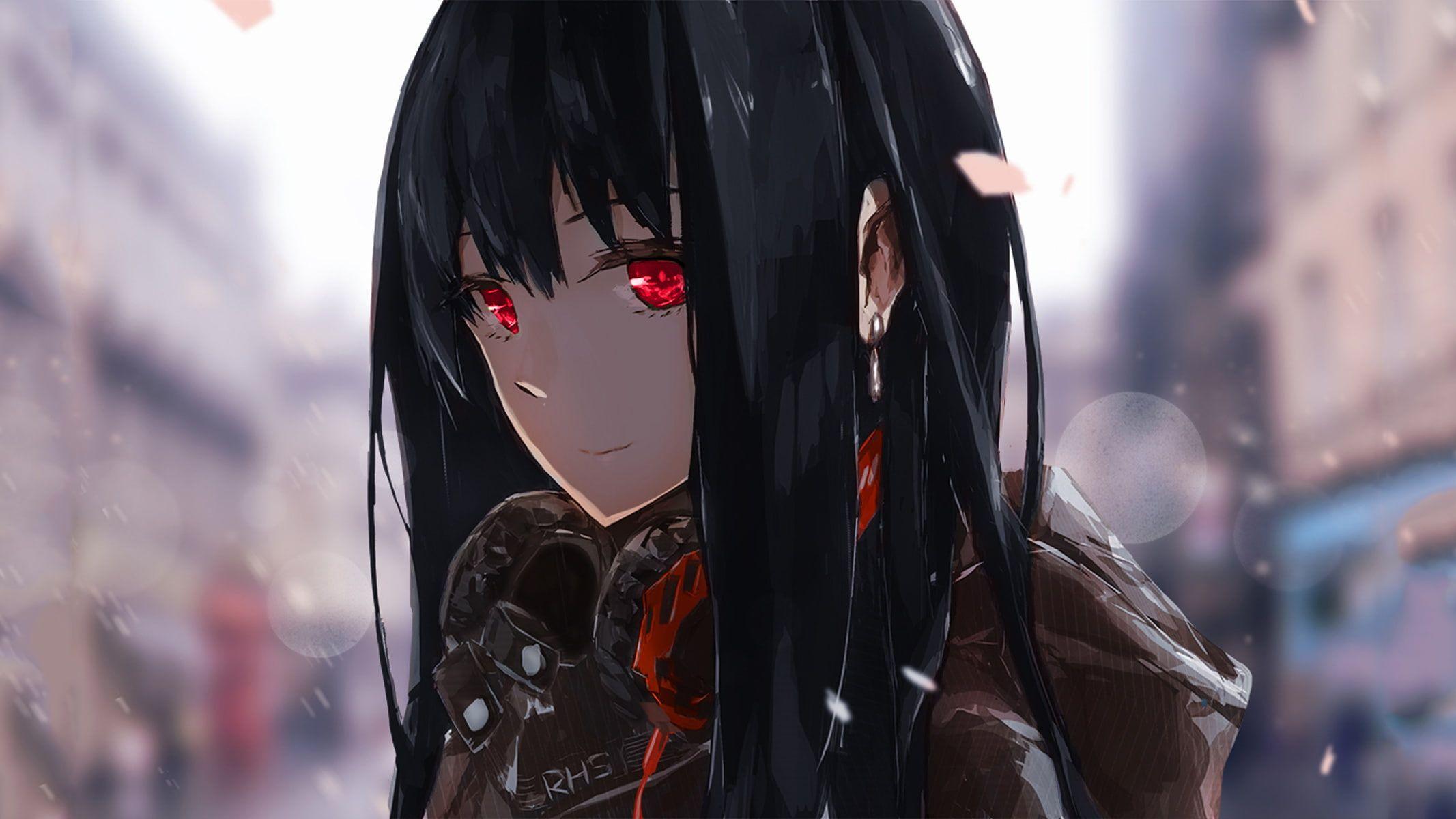 Black and Red Anime Girl Wallpapers - Top Free Black and Red Anime Girl ...