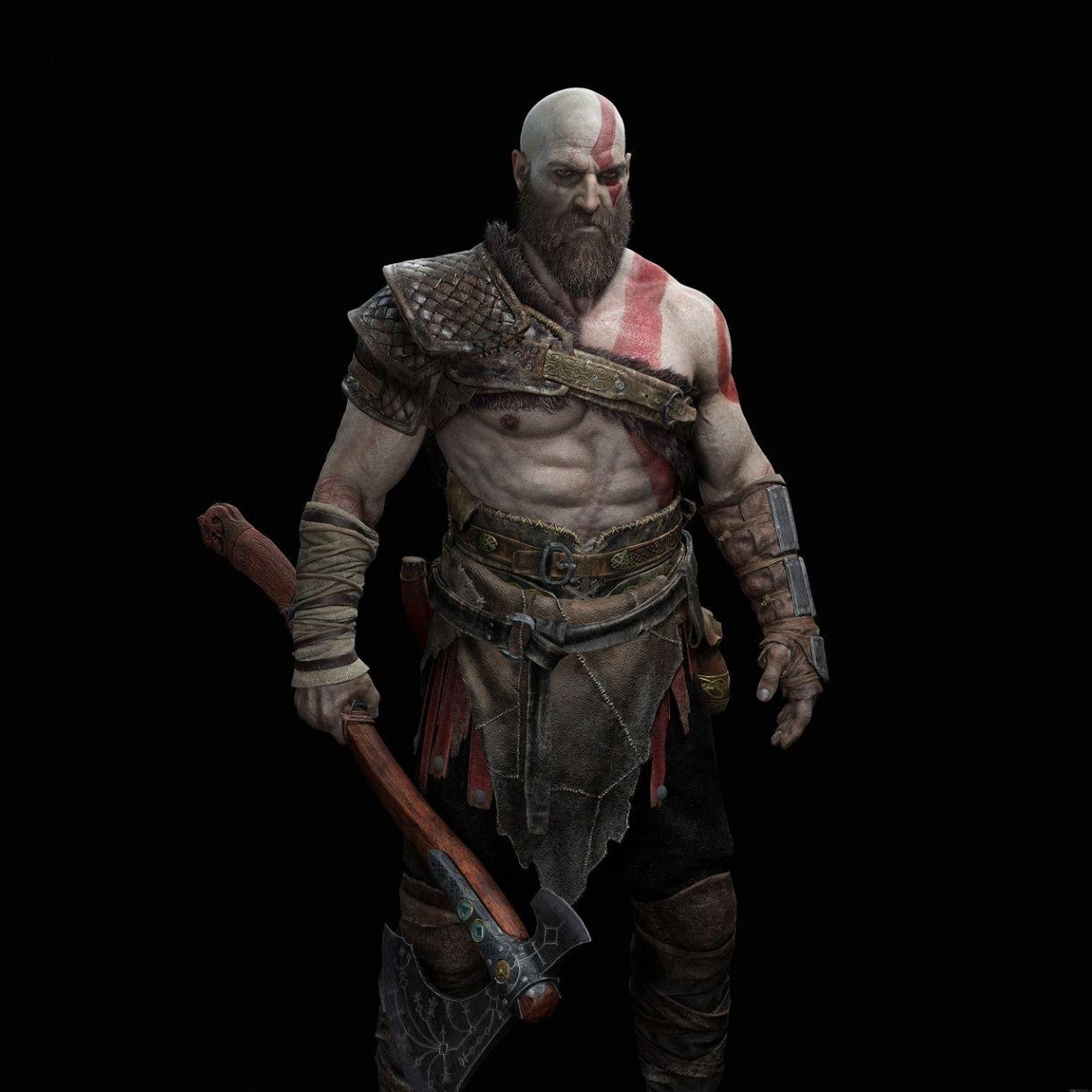 1224x1224 God Of War, Kratos, Warrior, Art, Wallpaper Of War Kratos HD