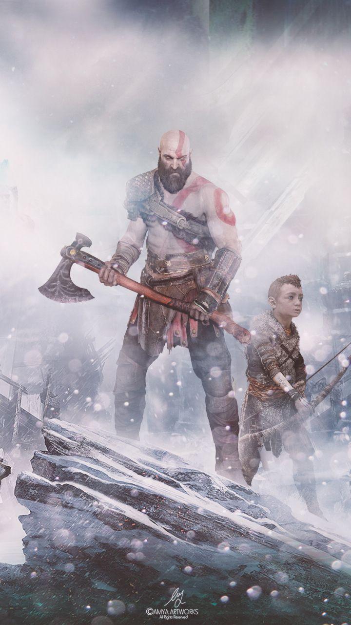 720x1280 God of war, video game, warrior, 720x1280 wallpaper. Kratos god of war, God of war, War