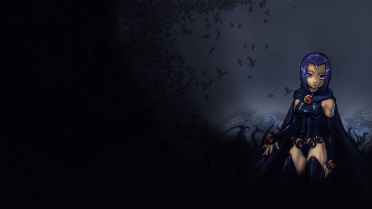 1244x700 Teen Titans Raven (character) DC Comics wallpaperx1080