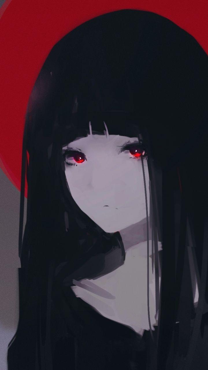 Black and Red Anime Girl Wallpapers Top Free Black and Red Anime Girl
