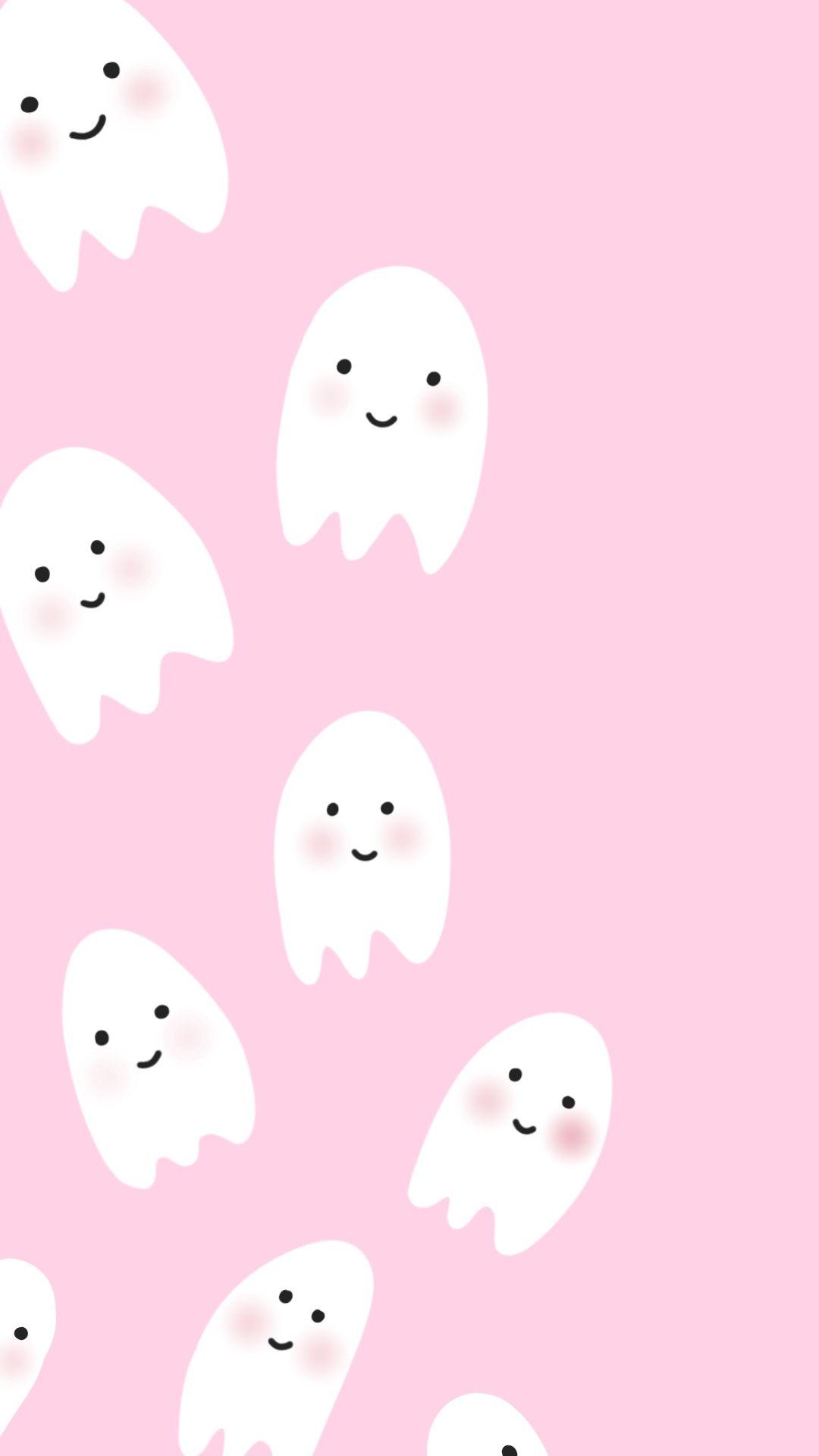 Pink Ghost Wallpapers - Top Free Pink Ghost Backgrounds - WallpaperAccess