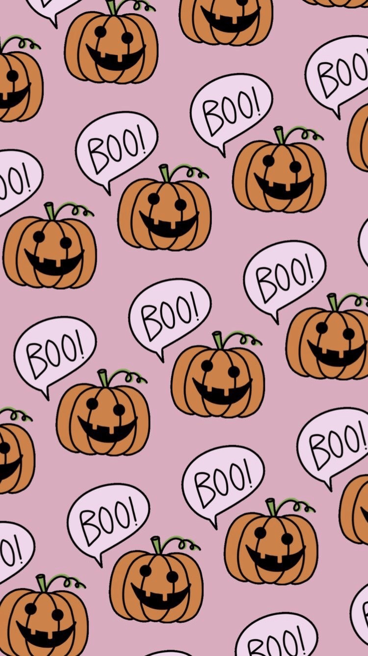 750x1334 Boo Wallpaper. iPhone wallpaper fall, Halloween wallpaper iphone, Cute fall wallpaper