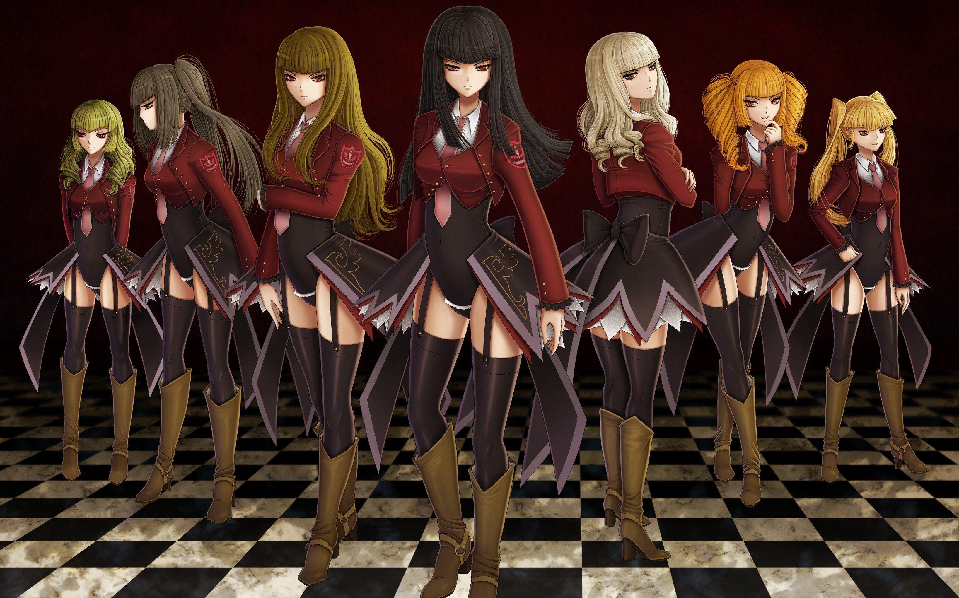 3274x2042 Umineko no Naku Koro ni Leviathan Satan Beelzebub Mammon Lucifer Asmodeus Stakes of Purgatory Belphegor wallpaperx2042