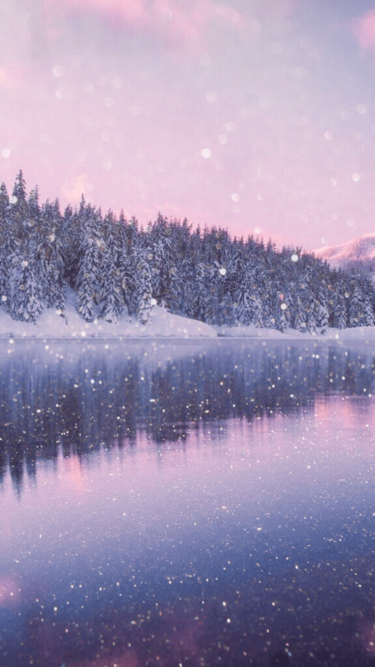 750x1334 Purple purgatory. Winter wallpaper, Beautiful wallpaper background, Cute christmas wallpaper