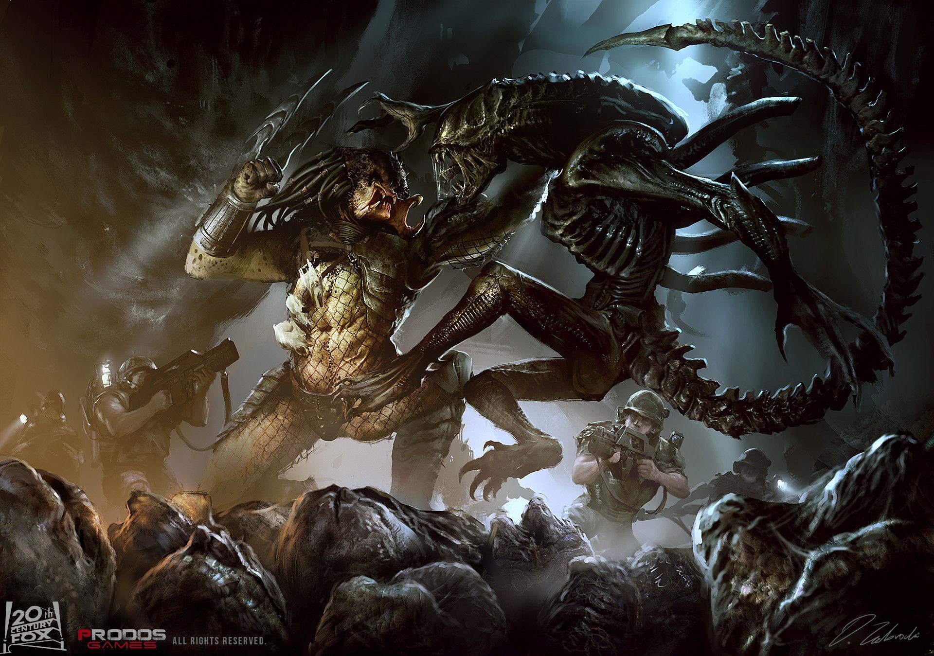 1920x1349 Alien Vs Predator Wallpaper background picture