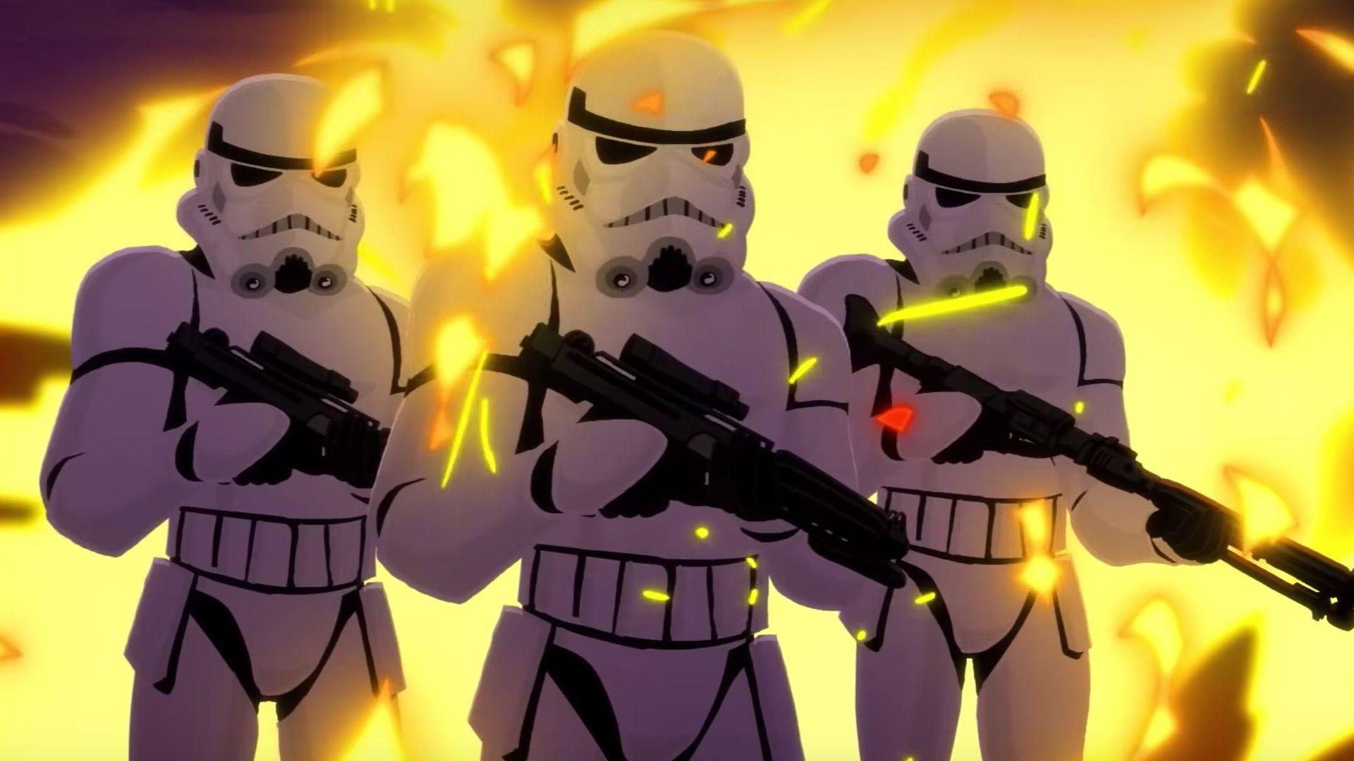1920x1080 Cool Animated STAR WARS Stormtrooper Propaganda Video of the Galactic Empire
