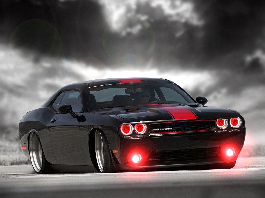 1024x768 Dodge Challenger Rt Slammed