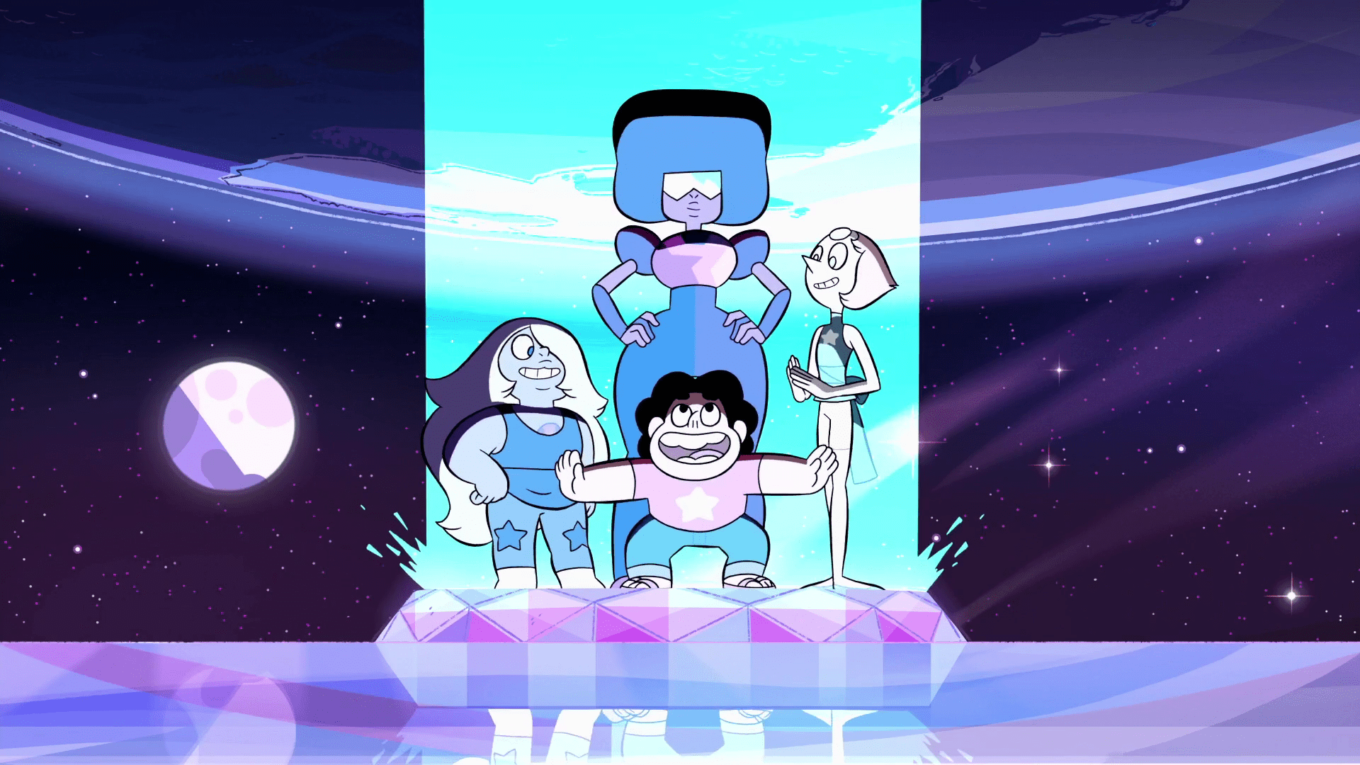1920x1080 Steven Universe Pearl Steven Universe Amethyst Steven Universe Garnet Steven Universe Wallpaper:1920x1080