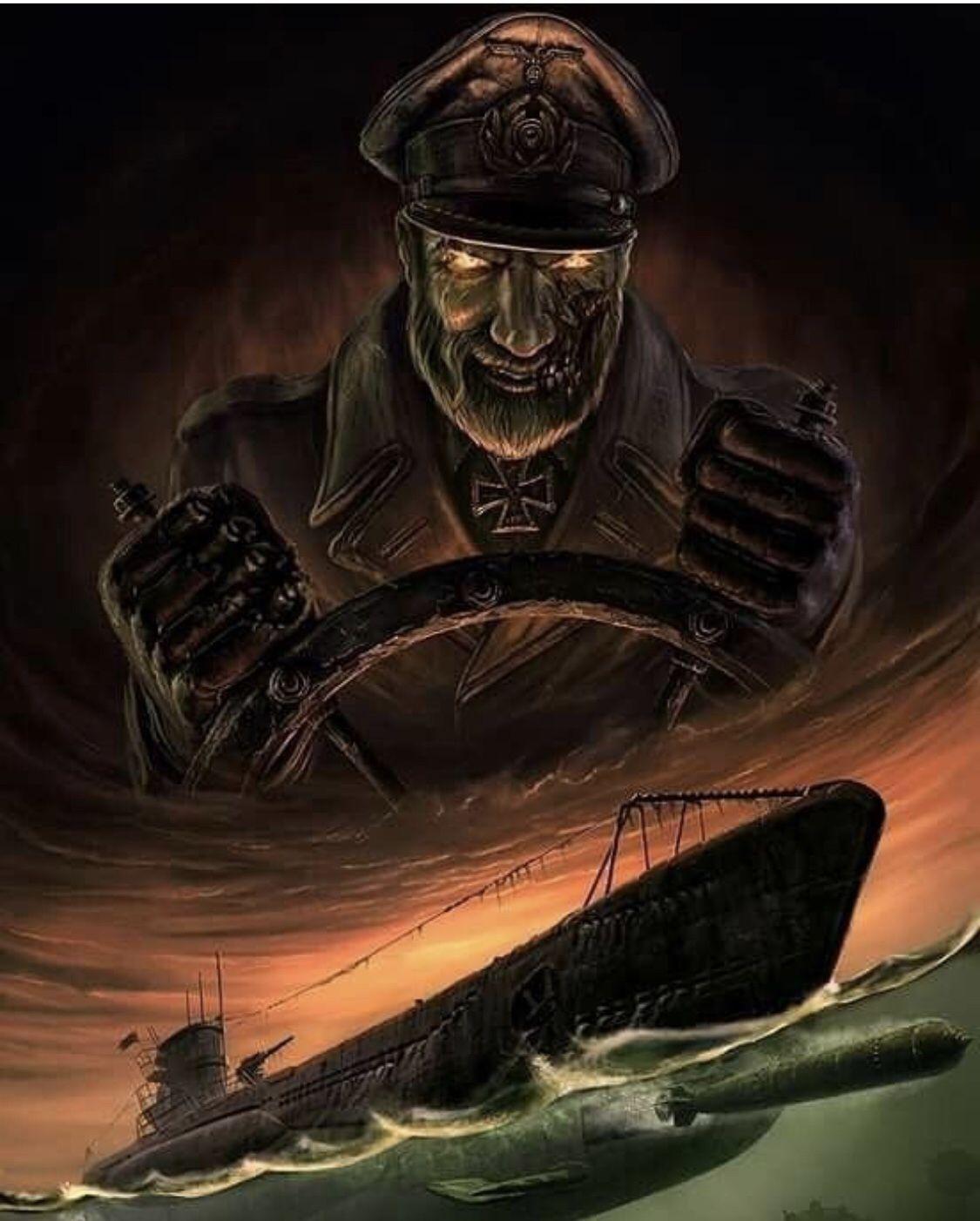 1125x1402 U Boat WWI. Navy Art, Military Drawings, Military Artwork