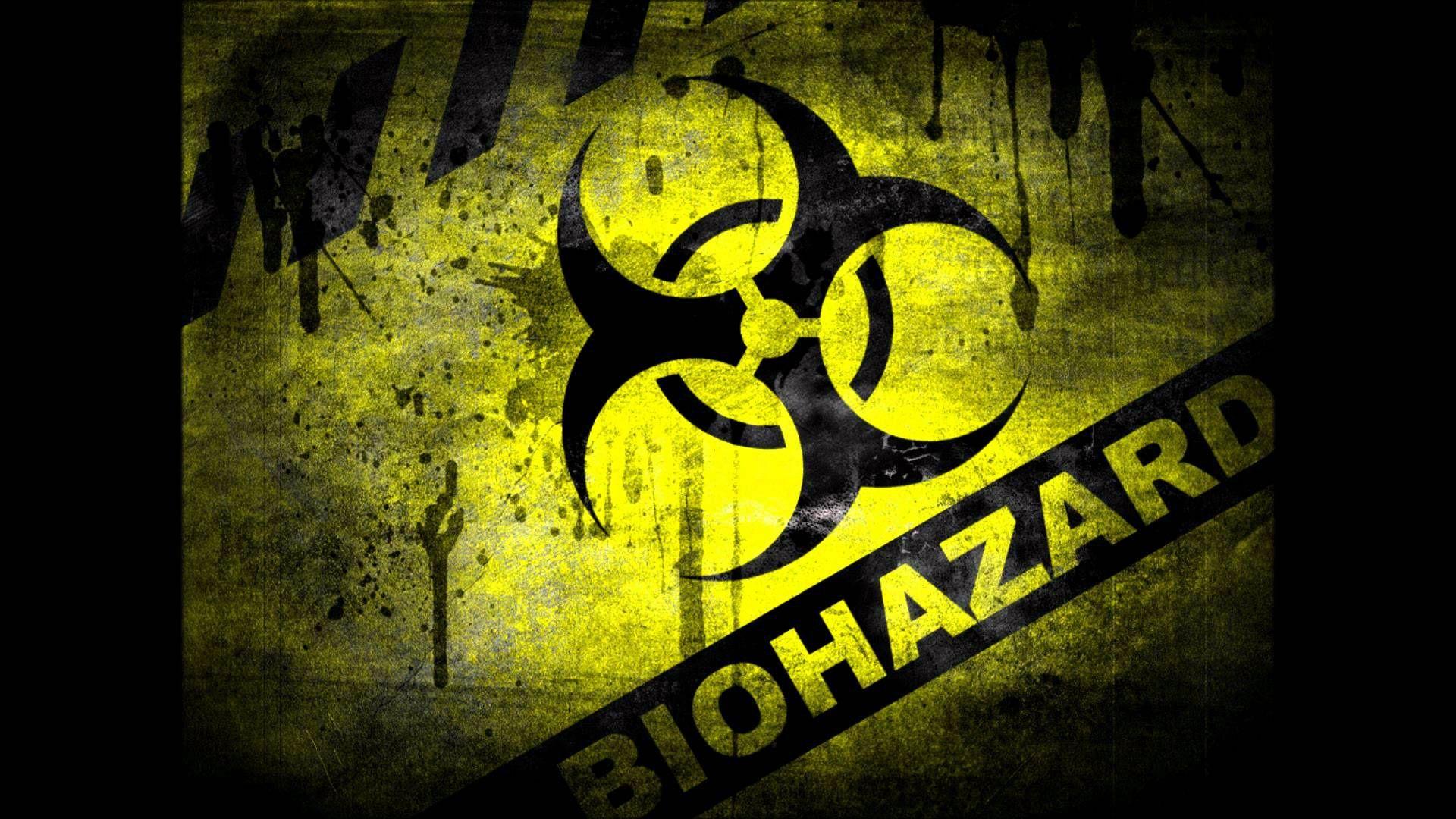 1920x1080 Zombie Biohazard Sign .