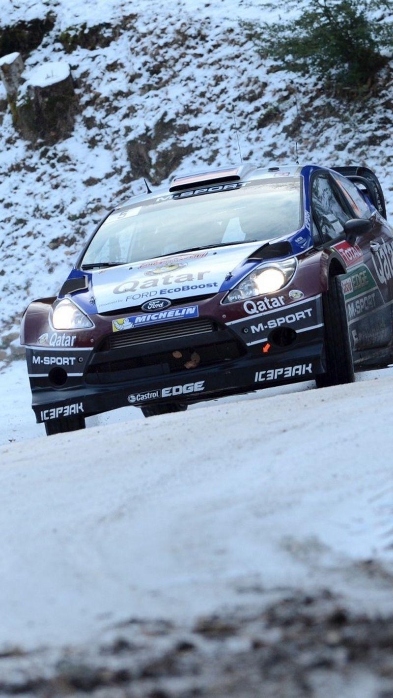 800x1420 Wallpaper Rally, Car, Wrc, Ford Fiesta Wallpaper iPhone