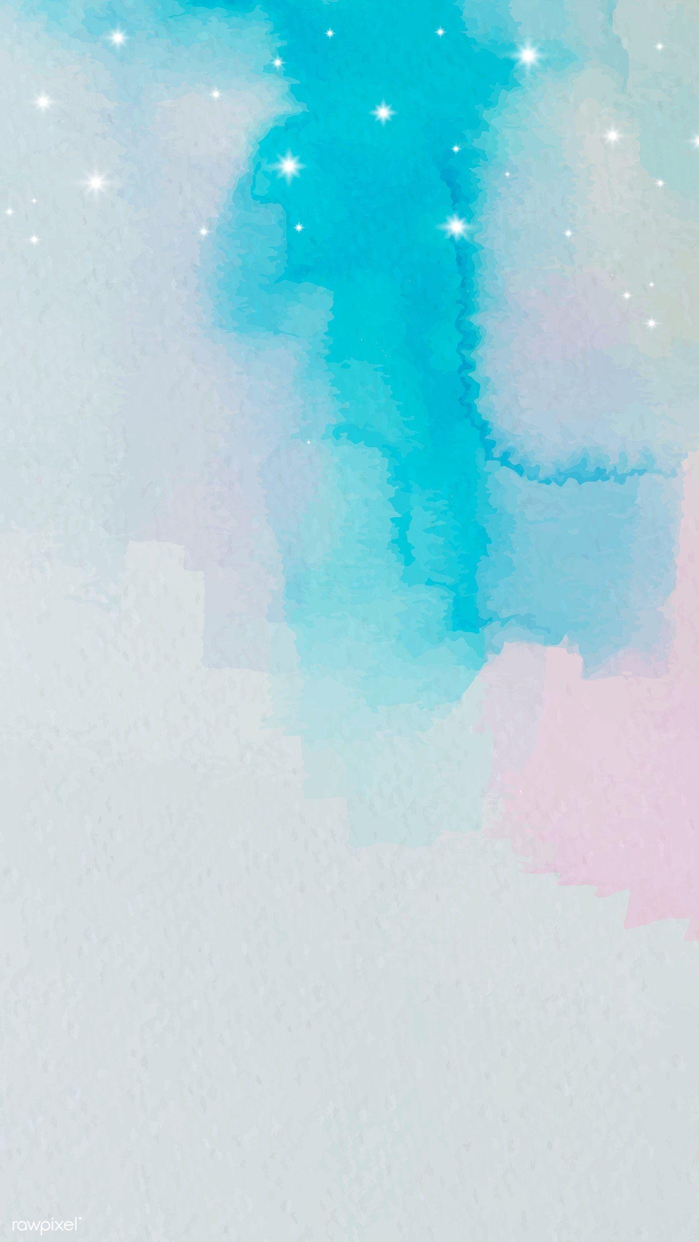 1400x2489 Download premium vector of Blue and pink watercolor gradient background. Pink watercolor, Winter wallpaper, Abstract wallpaper