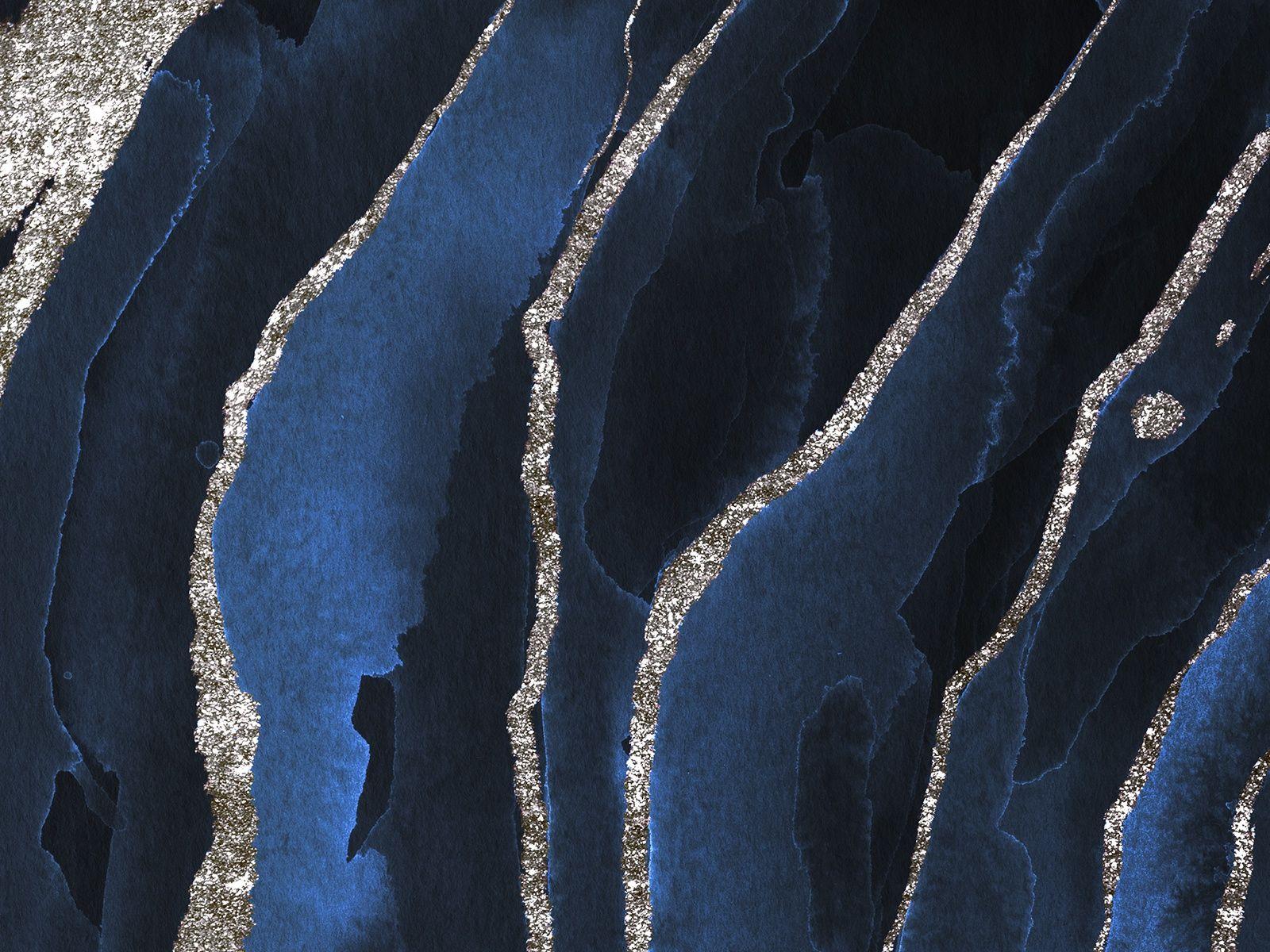 1600x1200 Shimmering Dark Blue Watercolor Background by ADJ on Dribbble