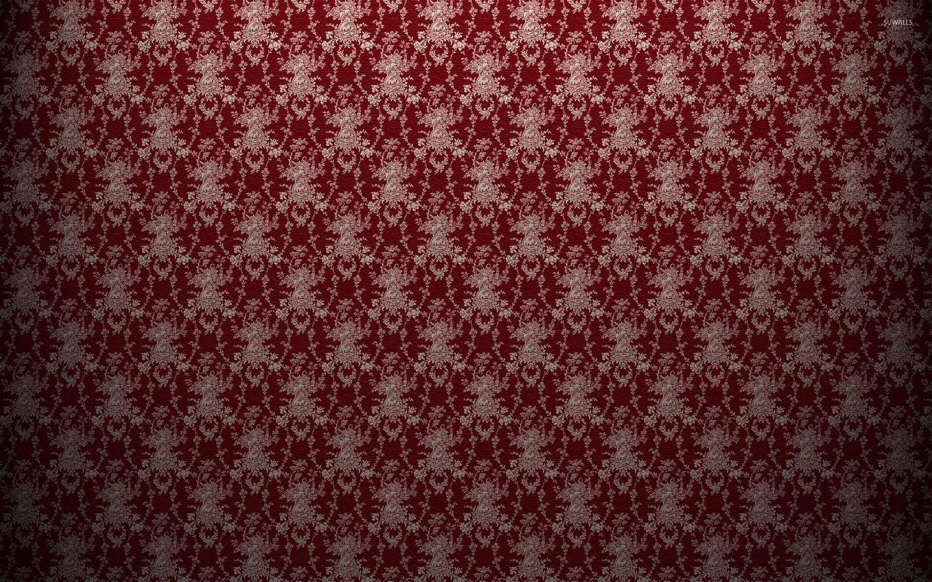 1920x1200 Red vintage pattern wallpaper Art wallpaper