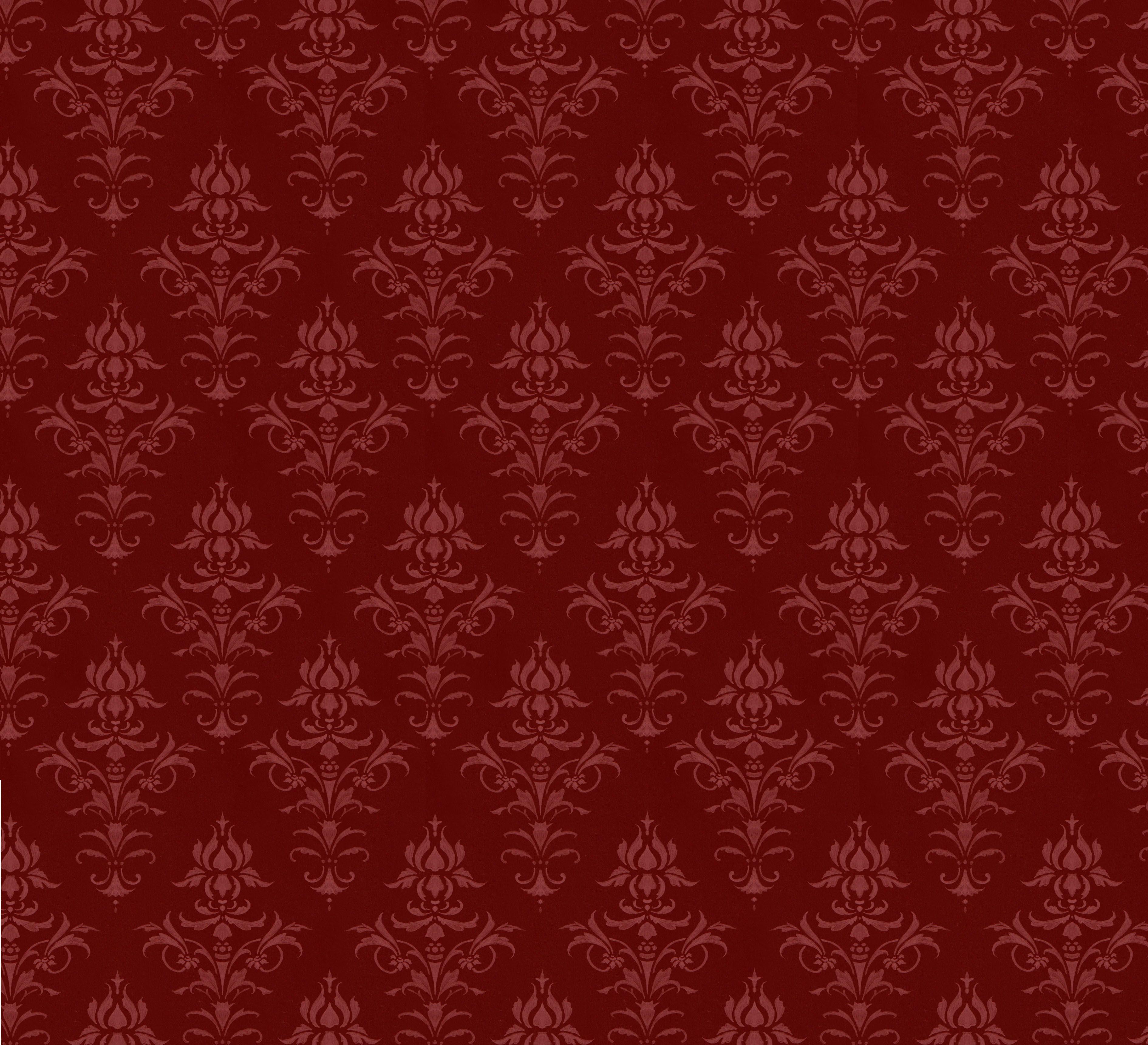3781x3441 Vintage Red Wallpaper Pattern Wallcoverings