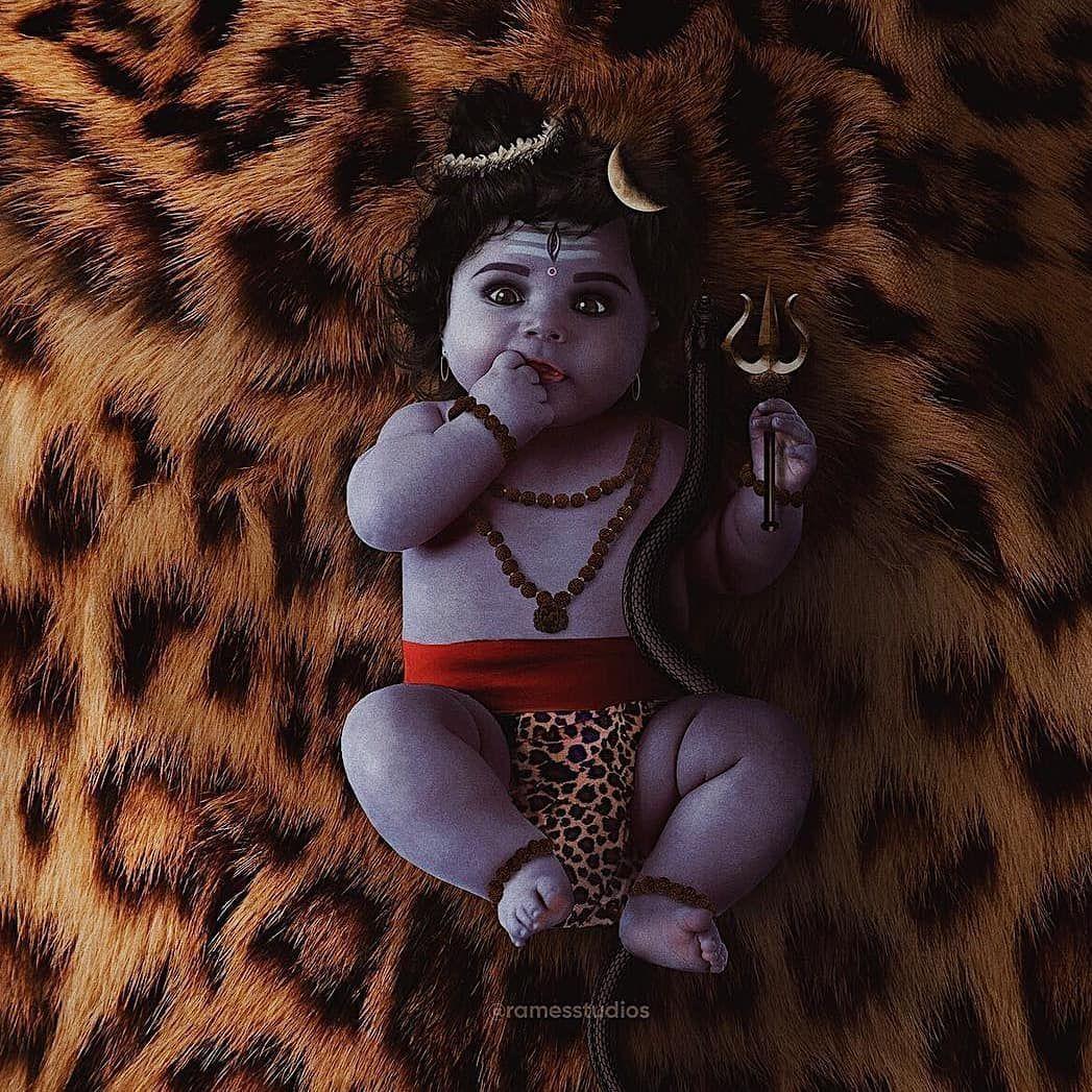 1047x1047 4K wallpaper: Animation Lord Shiva Desktop Wallpaper HD