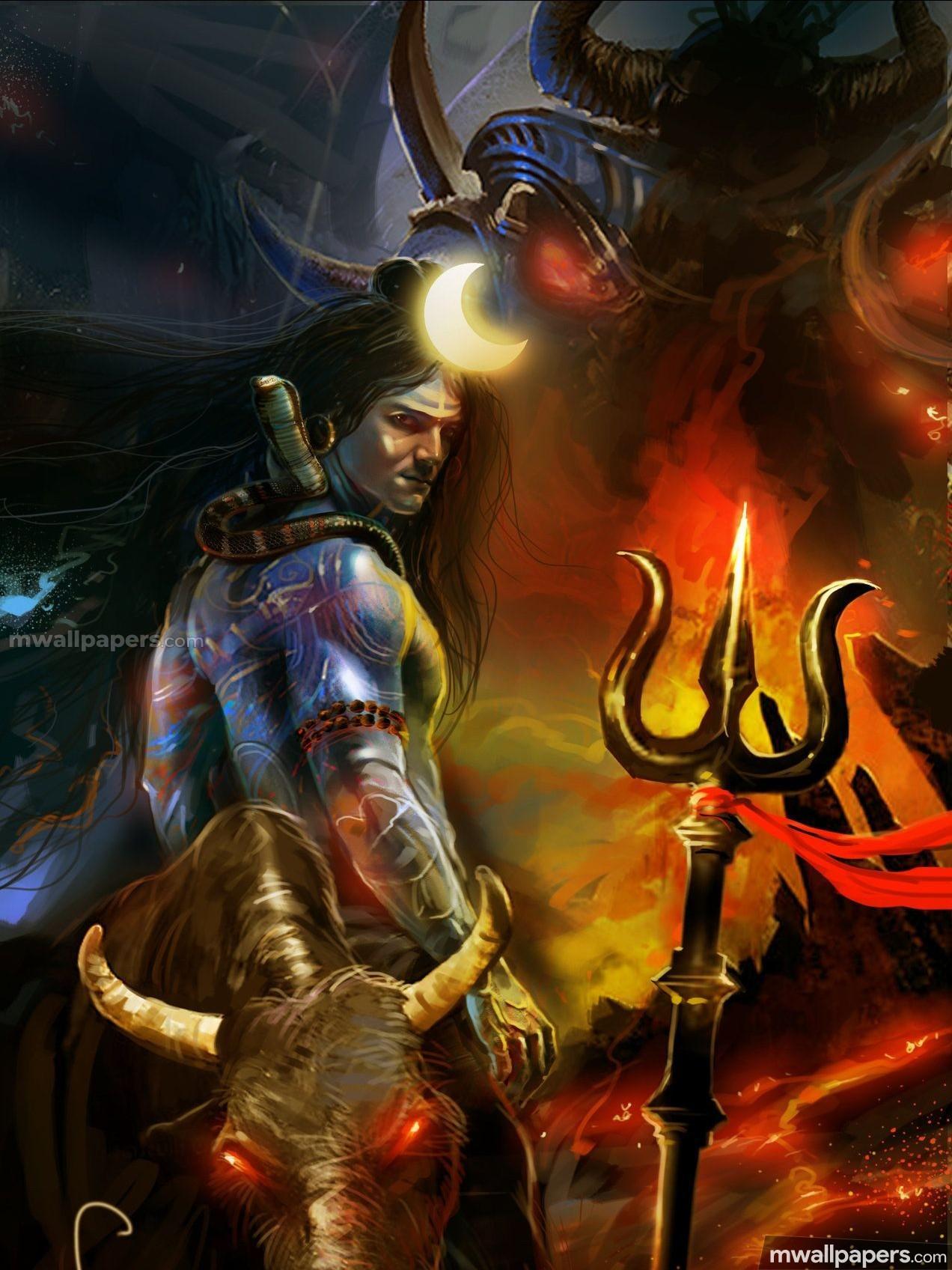 1272x1696 Lord Shiva HD Mobile Wallpaper