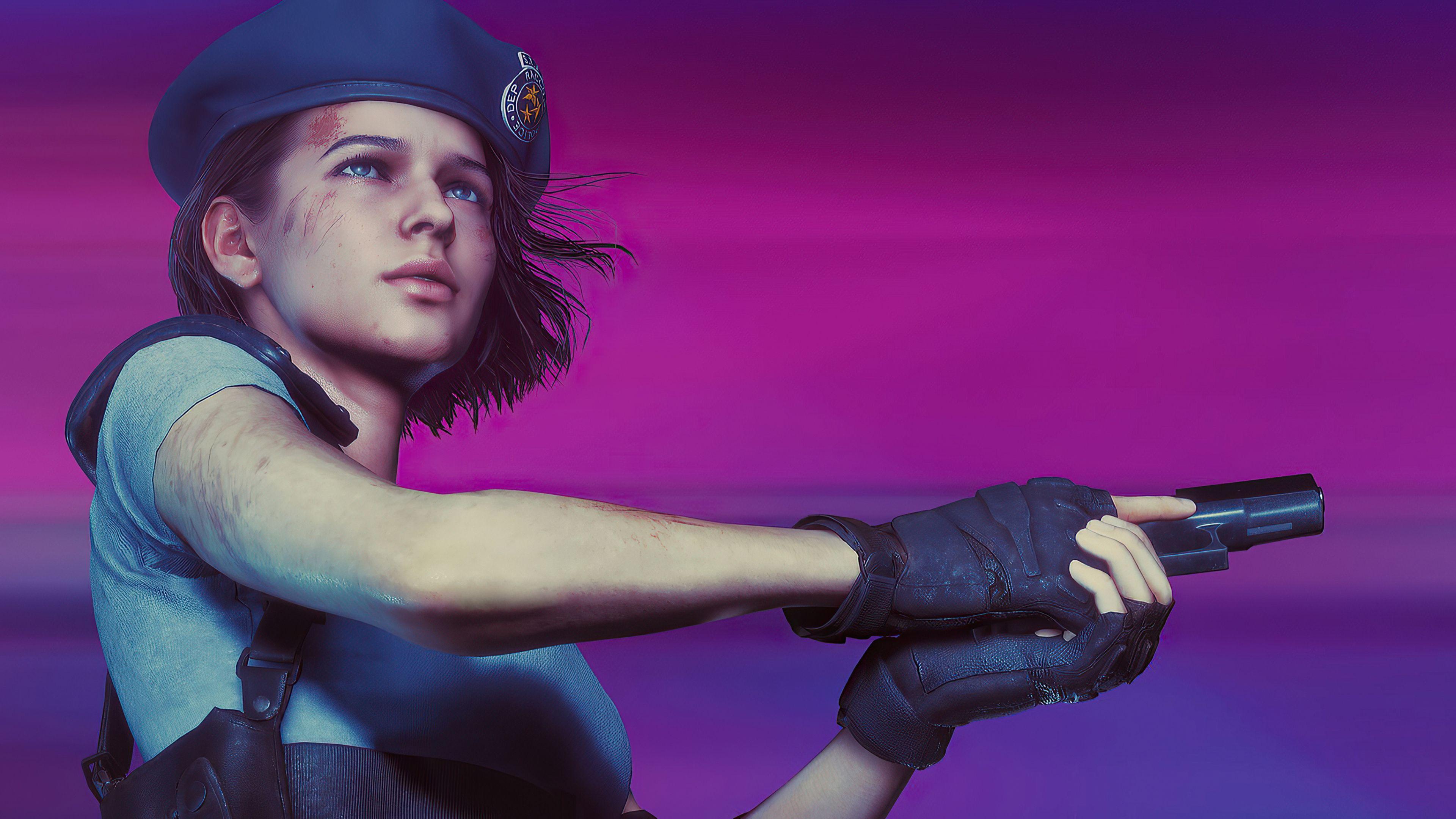 3840x2160 Jill Valentine Resident Evil 3 Remake Resident Evil Video Games 4K S T A R S Wallpaper:3840x2160