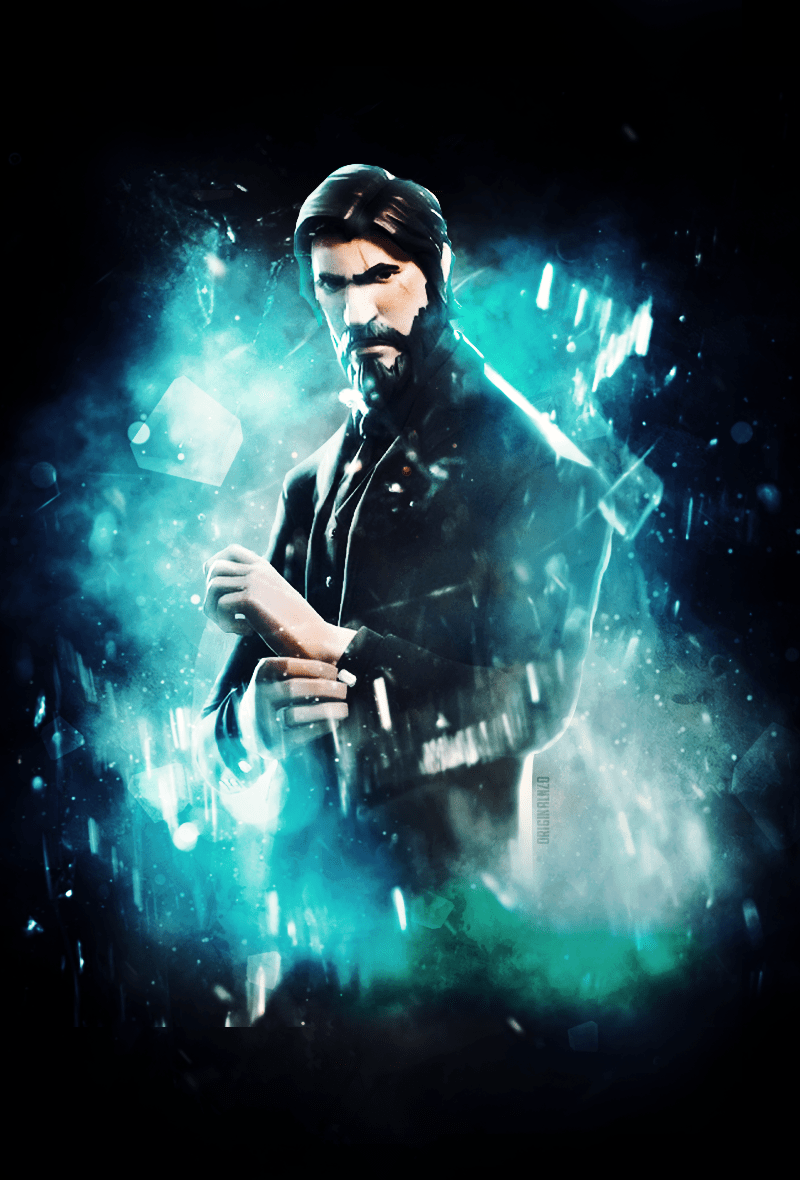 800x1180 John Wick Fortnite Wallpaper