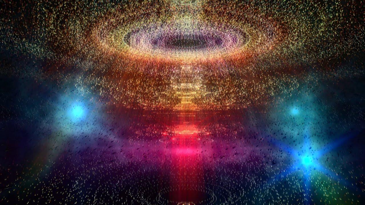 1280x720 4K Geometric Galaxy Colorful Space Moving Background Live Wallpaper
