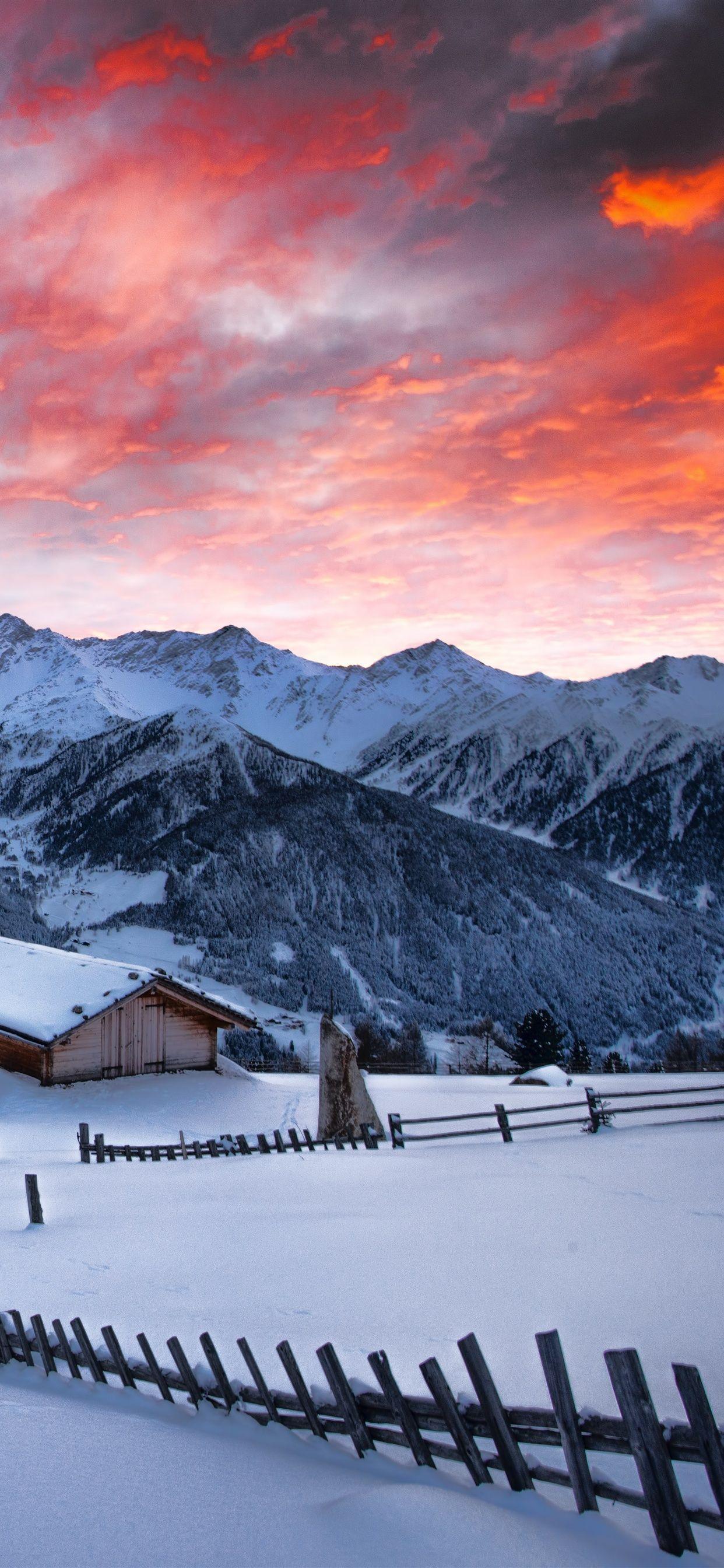 1242x2688 Winter iPhone XS Max Wallpaper