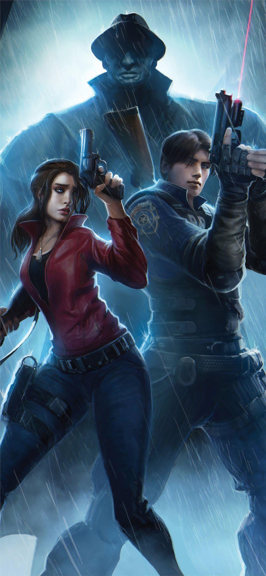 1125x2436 resident evil claire redfield chris redfield 4k ar. Resident evil girl, Resident evil leon, Evil art