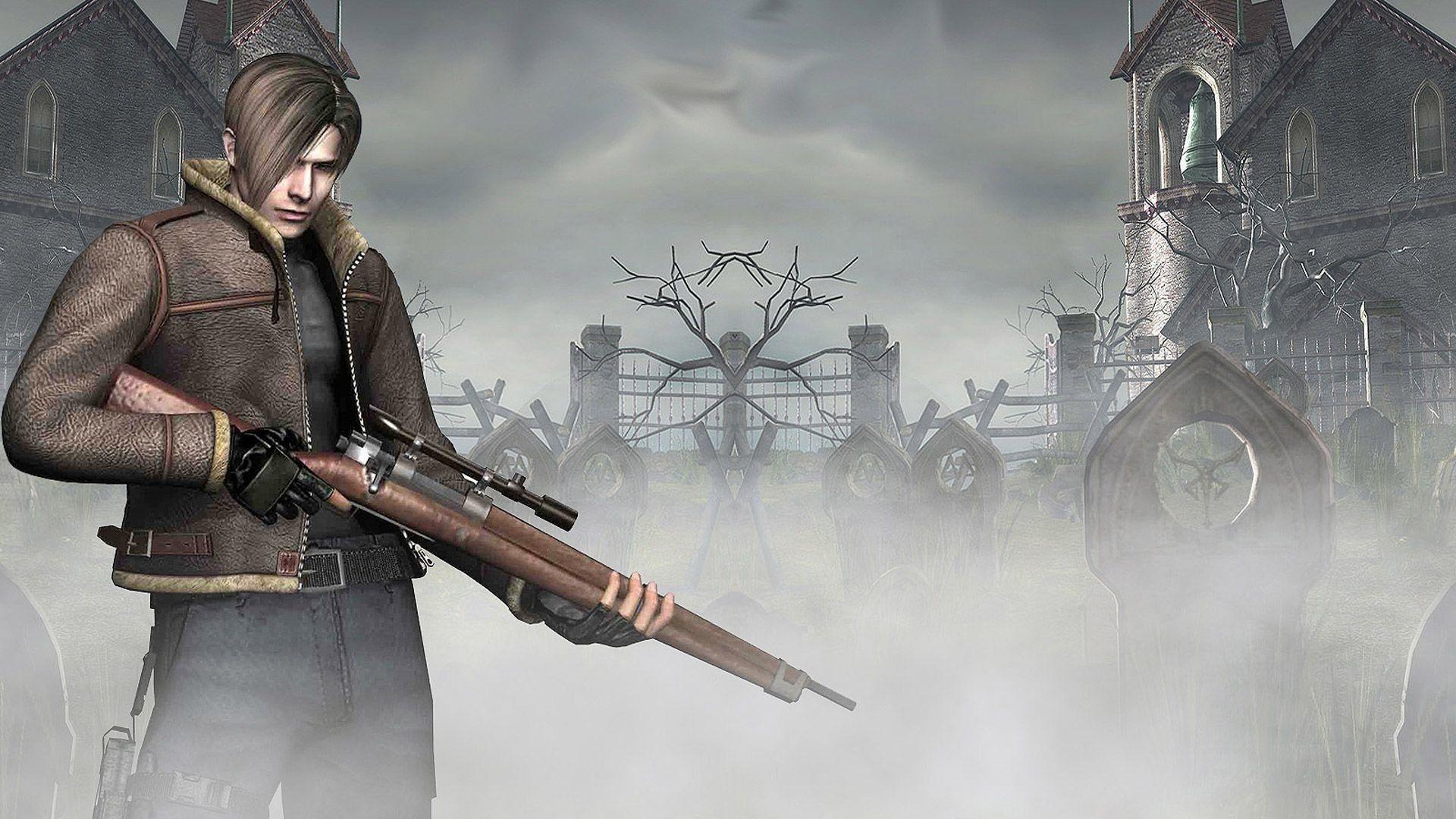 1920x1080 Resident Evil 4 Leon Wallpaper background picture