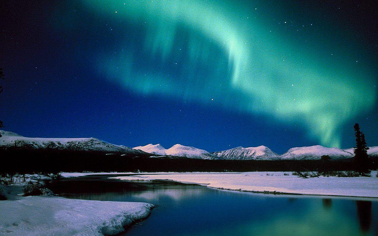 1280x800 Northern Lights Background. Epic Car Wallpaper