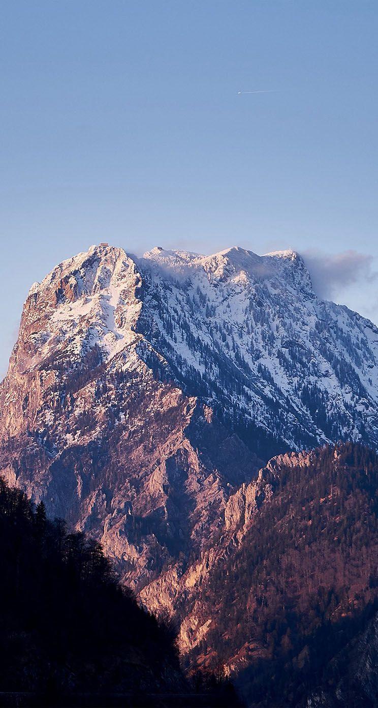 744x1392 The iPhone Wallpaper Avalanche Snow Mountain Winter
