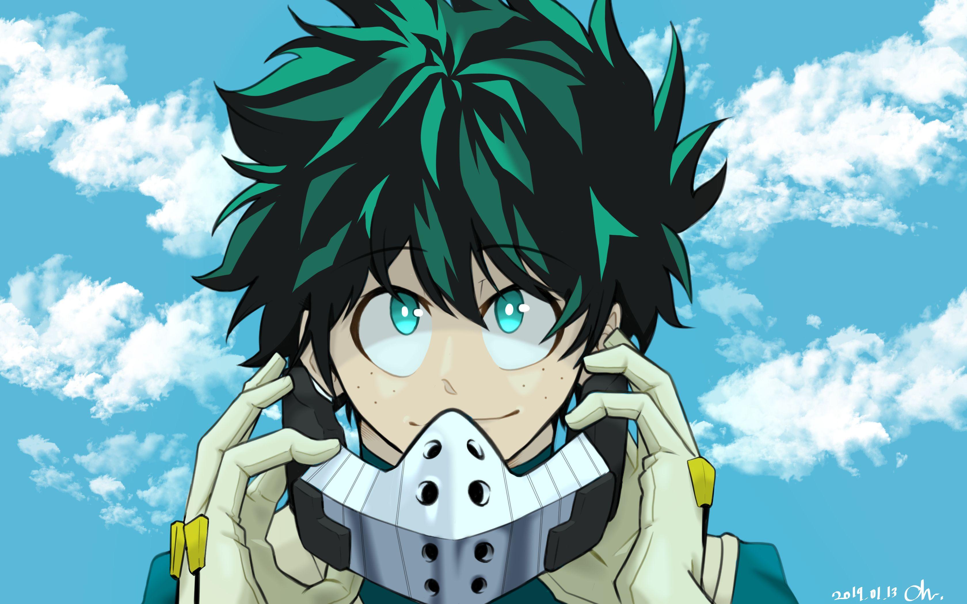 3360x2100 Izuku Midoriya Wallpaper:3360x2100