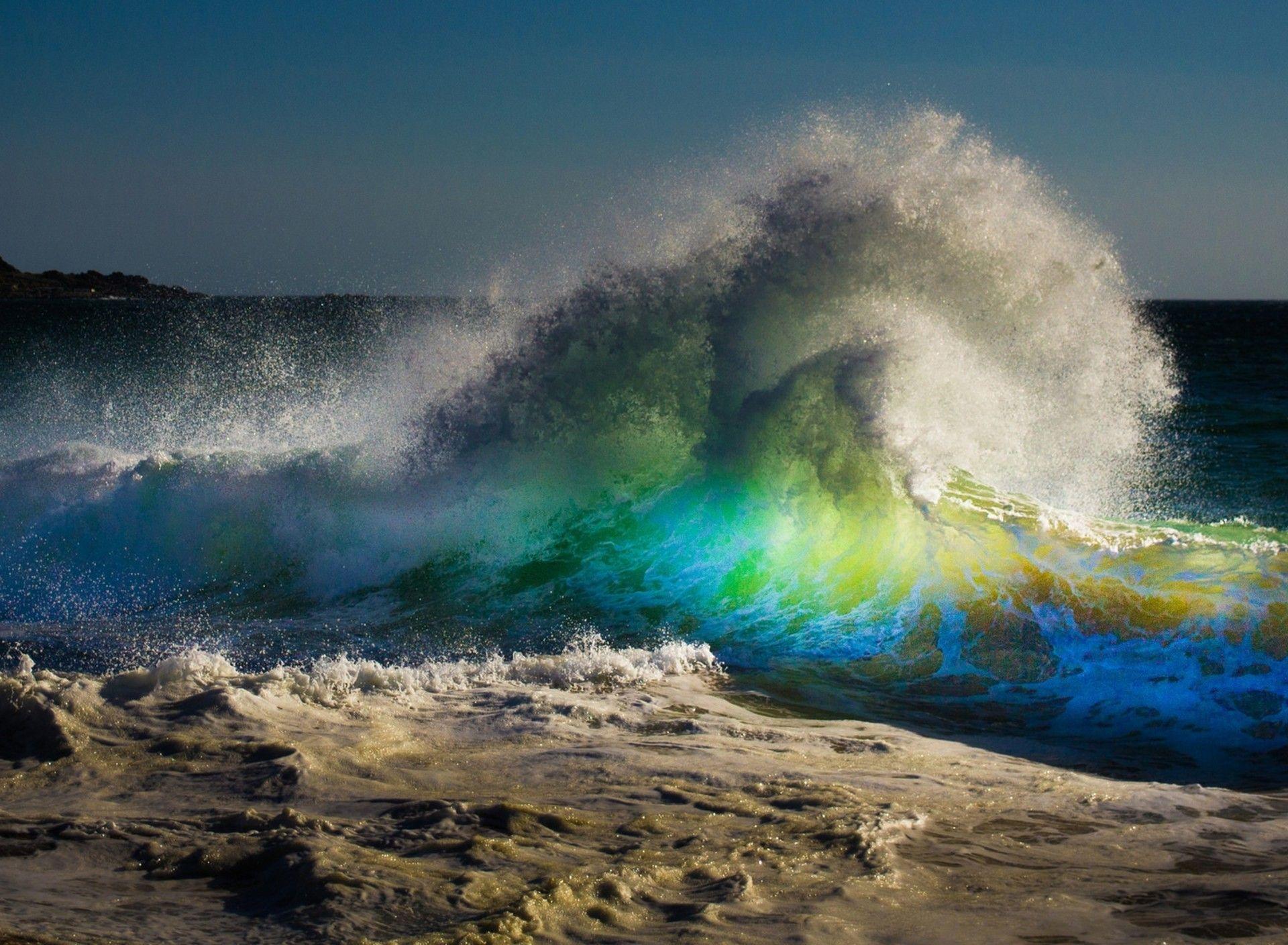 1920x1408 Amazing Colorful Waves In Sea HD Image 1920x1408 Wallpaper Desktop Image Background Photo Download Free Windows Wallpaper iPhone Mac 1920x1408