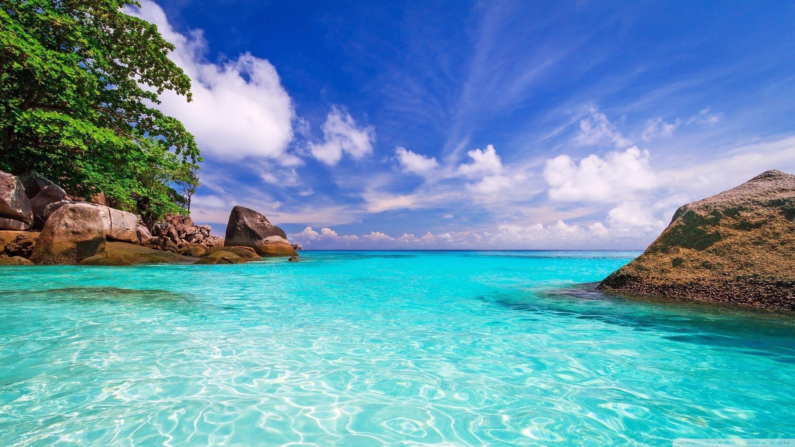 2560x1440 Malaysia 101. Beach wallpaper, Beach landscape, Ocean wallpaper