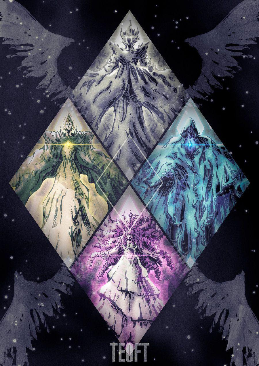 900x1273 Steven Universe Diamonds Wallpaper