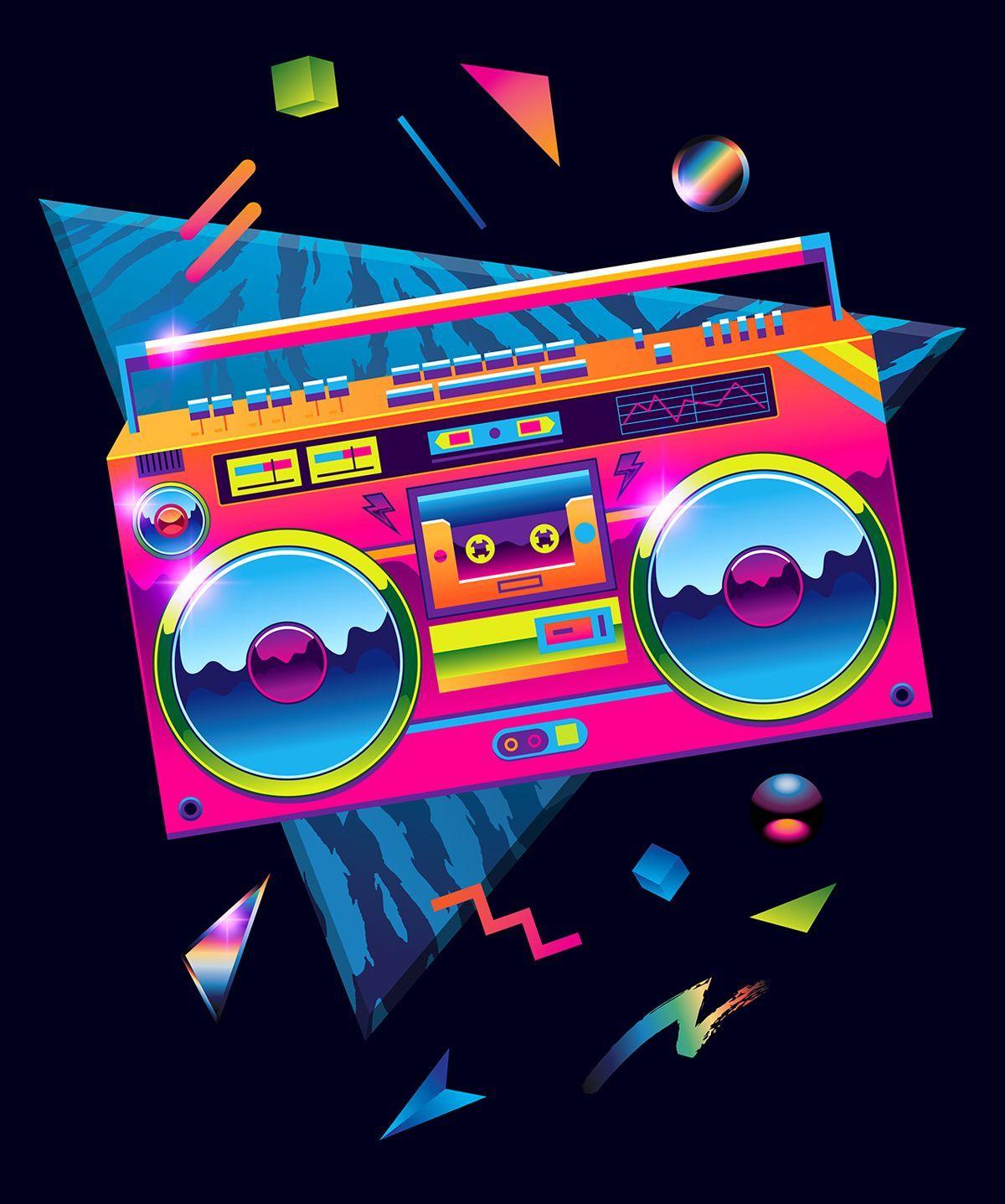 80s Boombox Wallpapers - Top Free 80s Boombox Backgrounds - WallpaperAccess