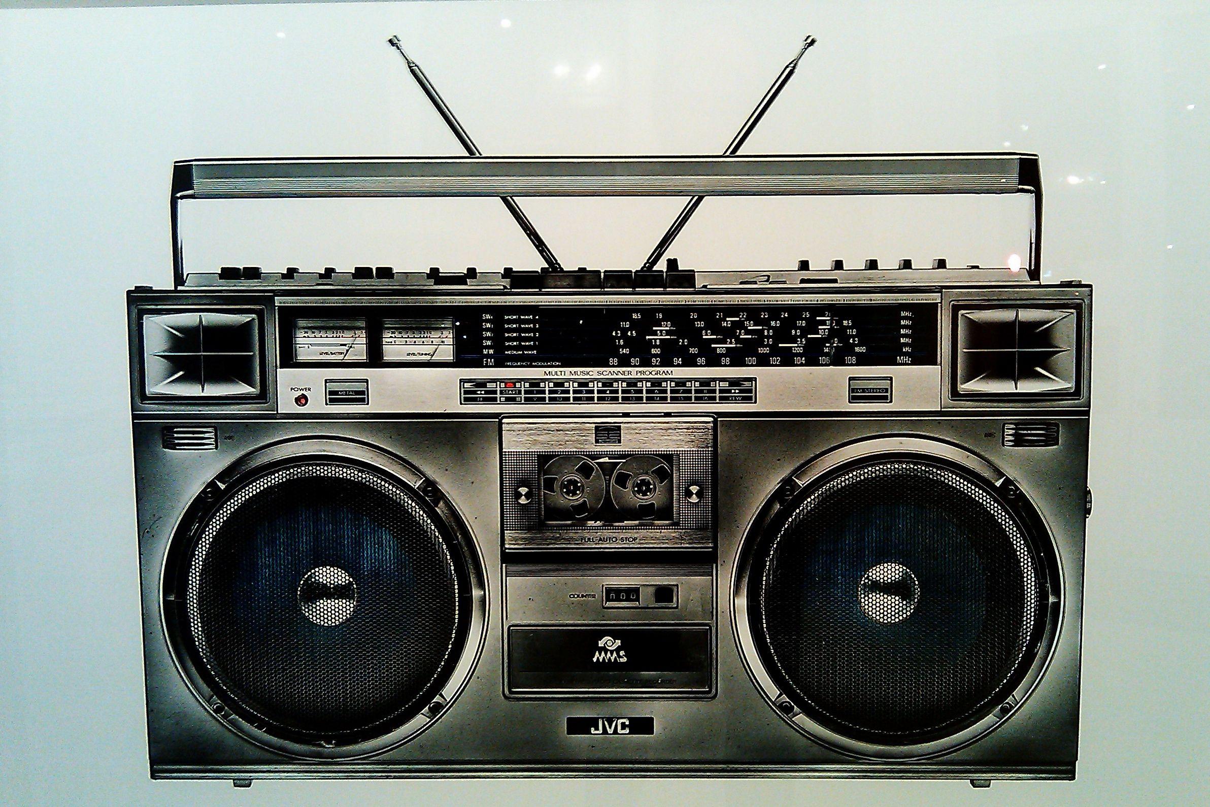 80s Boombox Art