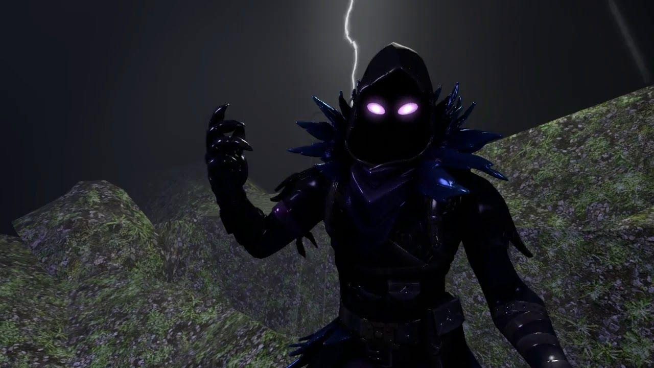1280x720 Moving Raven Fortnite Wallpaper