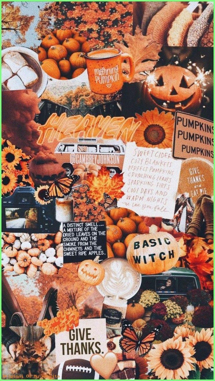 746x1318 Wallpaper Background Vintage - ❃ #background #wallpaper #kawaii #aesth.. Halloween achtergronden, Wallpaper achtergronden, Herfst halloween