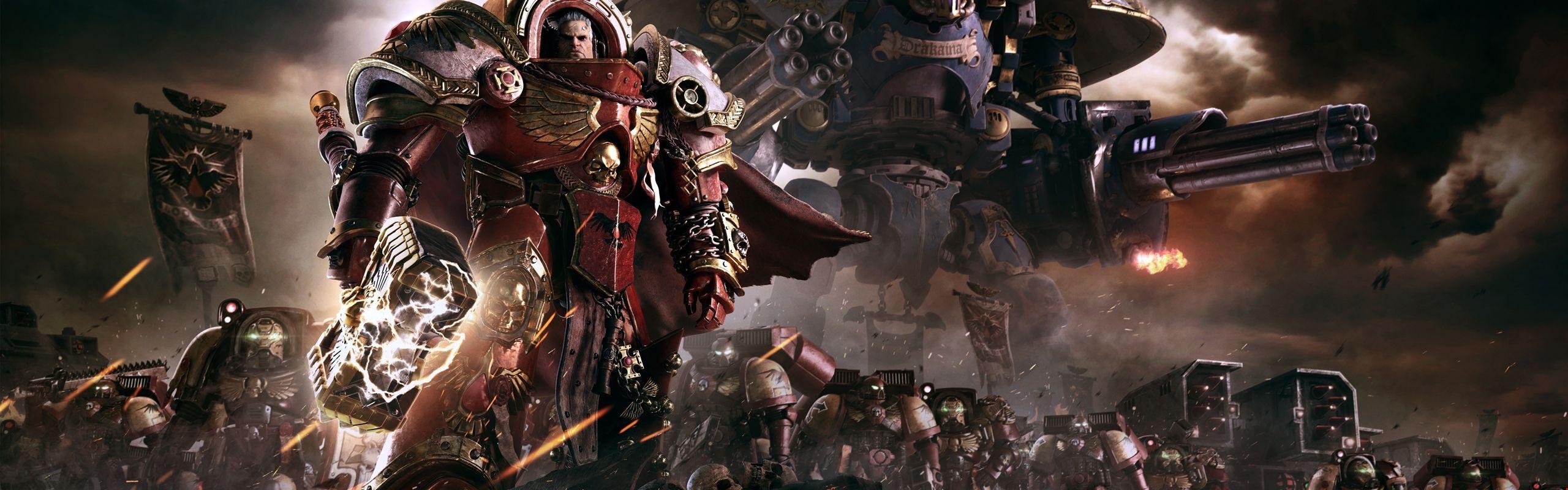 2560x800 7k Warhammer 40K Dawn of War III 4K Background. HD