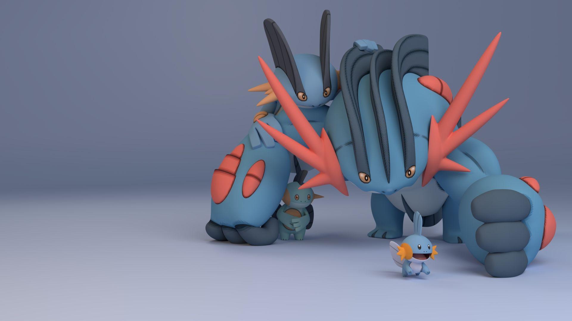 1920x1080 Swampert HD Wallpaper