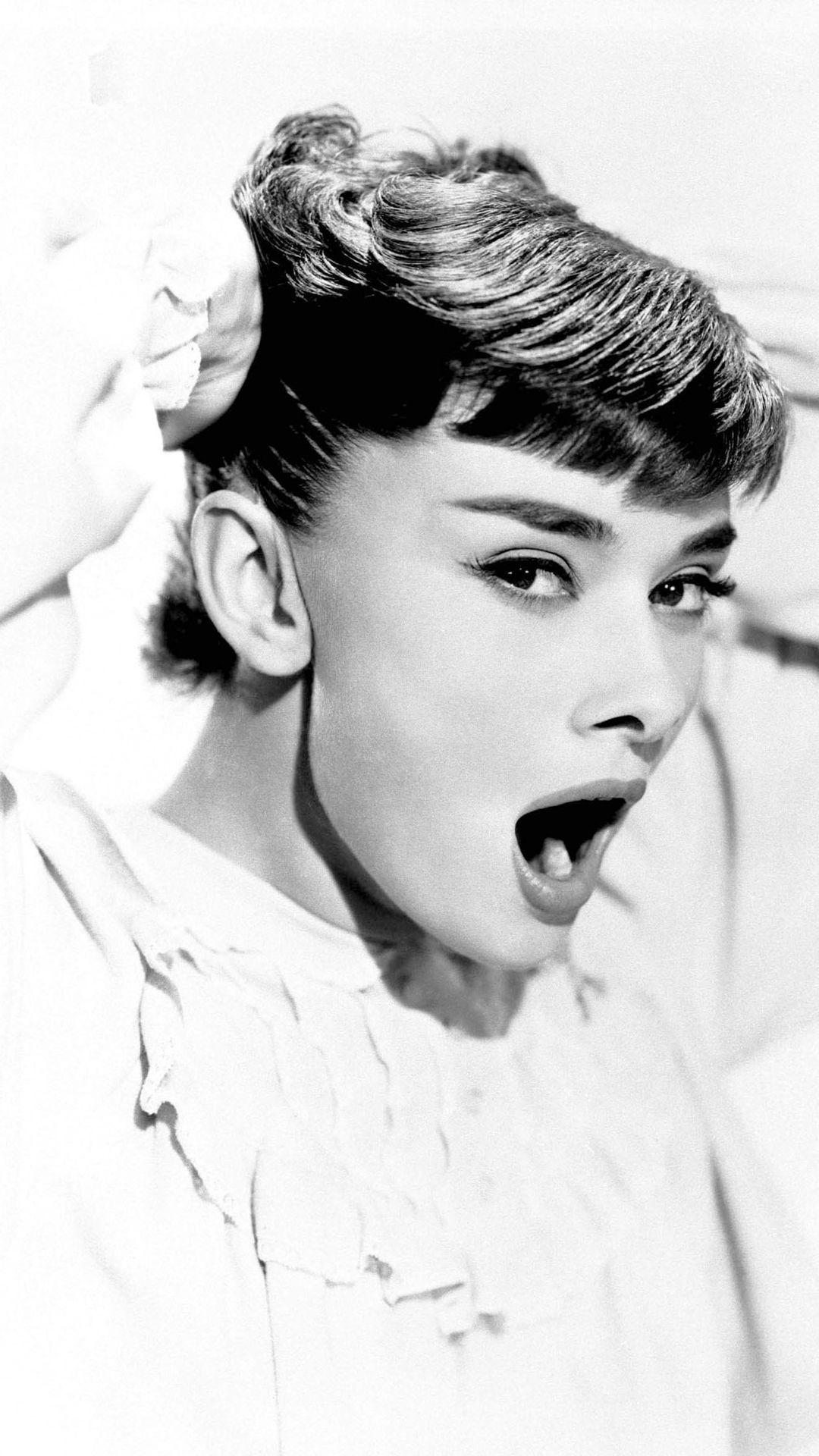 1080x1920 HD Audrey Hepburn Background for Android