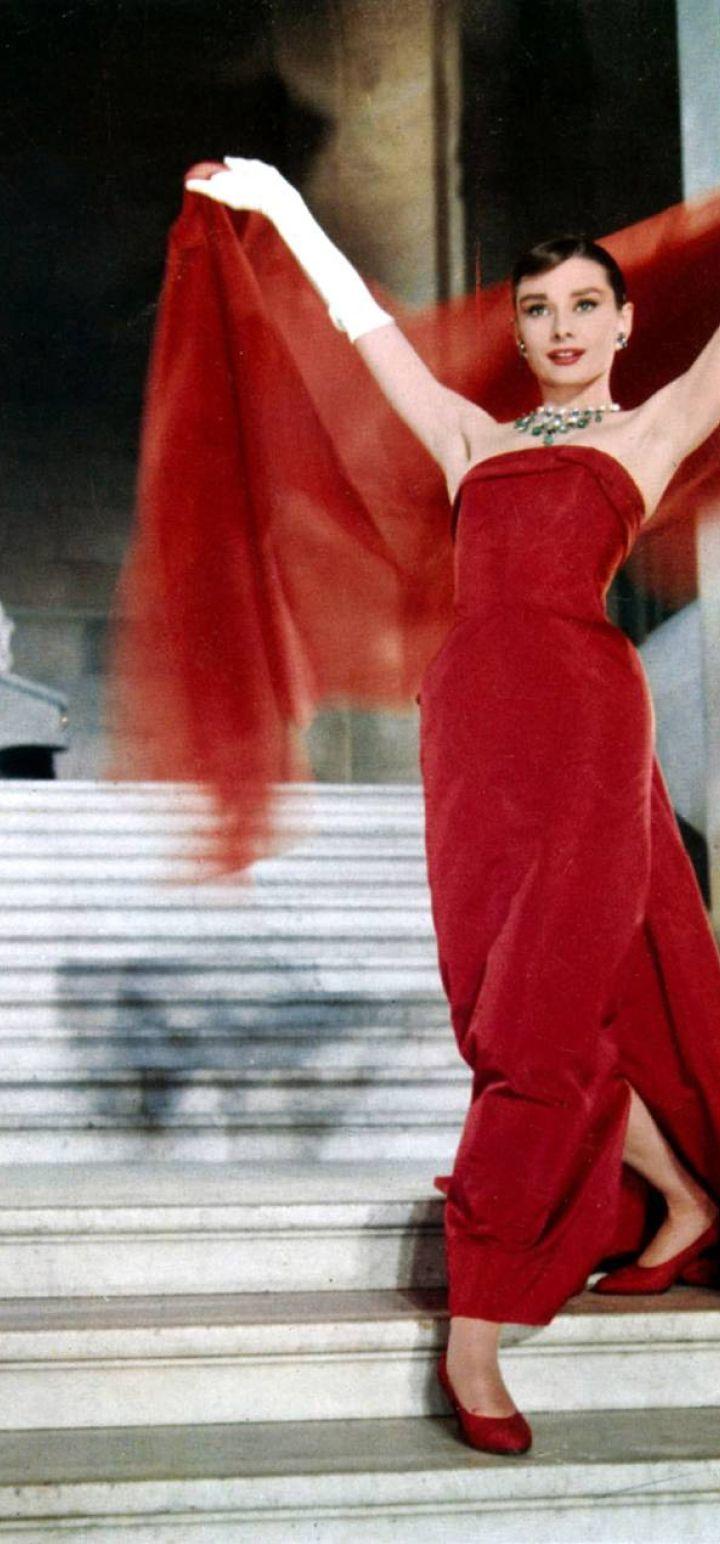 720x1544 Funny Face Audrey Hepburn Givenchy Wallpaper & Background Download
