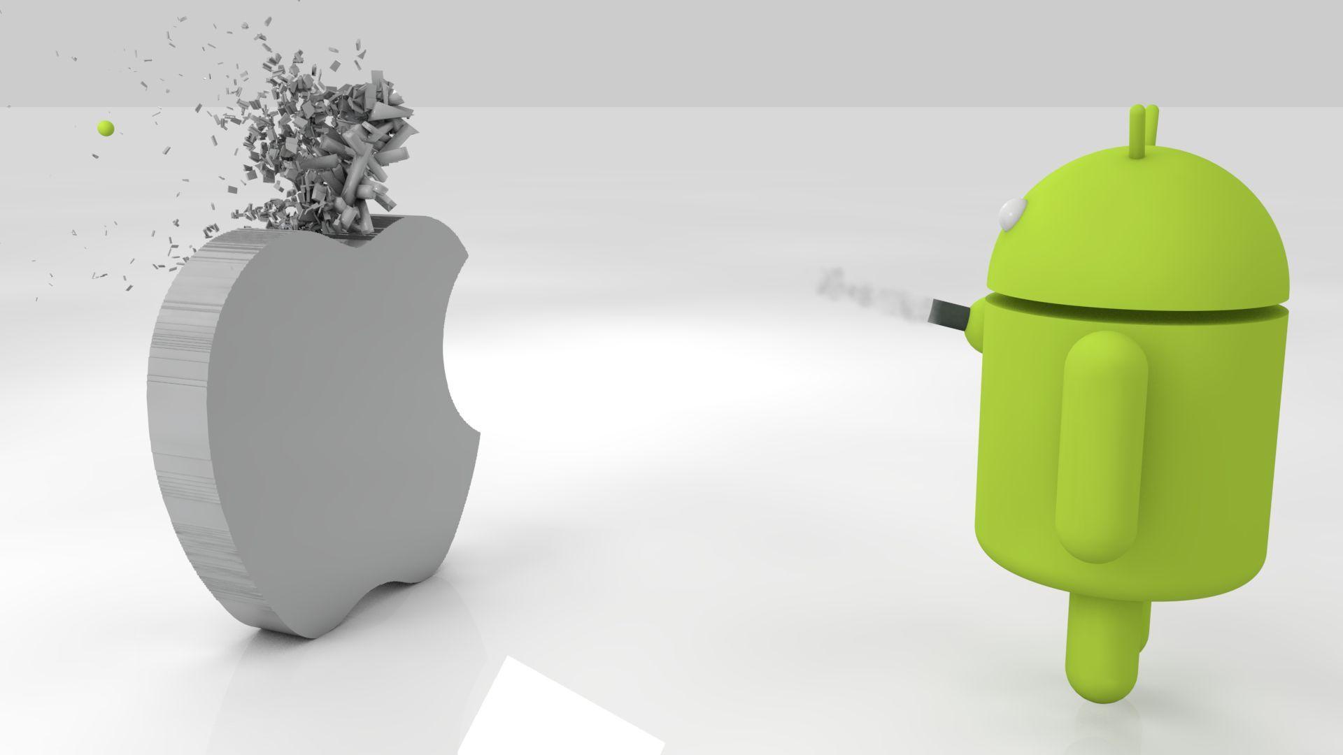 1920x1080 Free download Android vs Apple Funny Wallpaper First HD Wallpaper [1920x1080] for your Desktop, Mobile & Tablet. Explore Android Apple Wallpaper. Android Wallpaper HD, Free Wallpaper for Android, Wallpaper