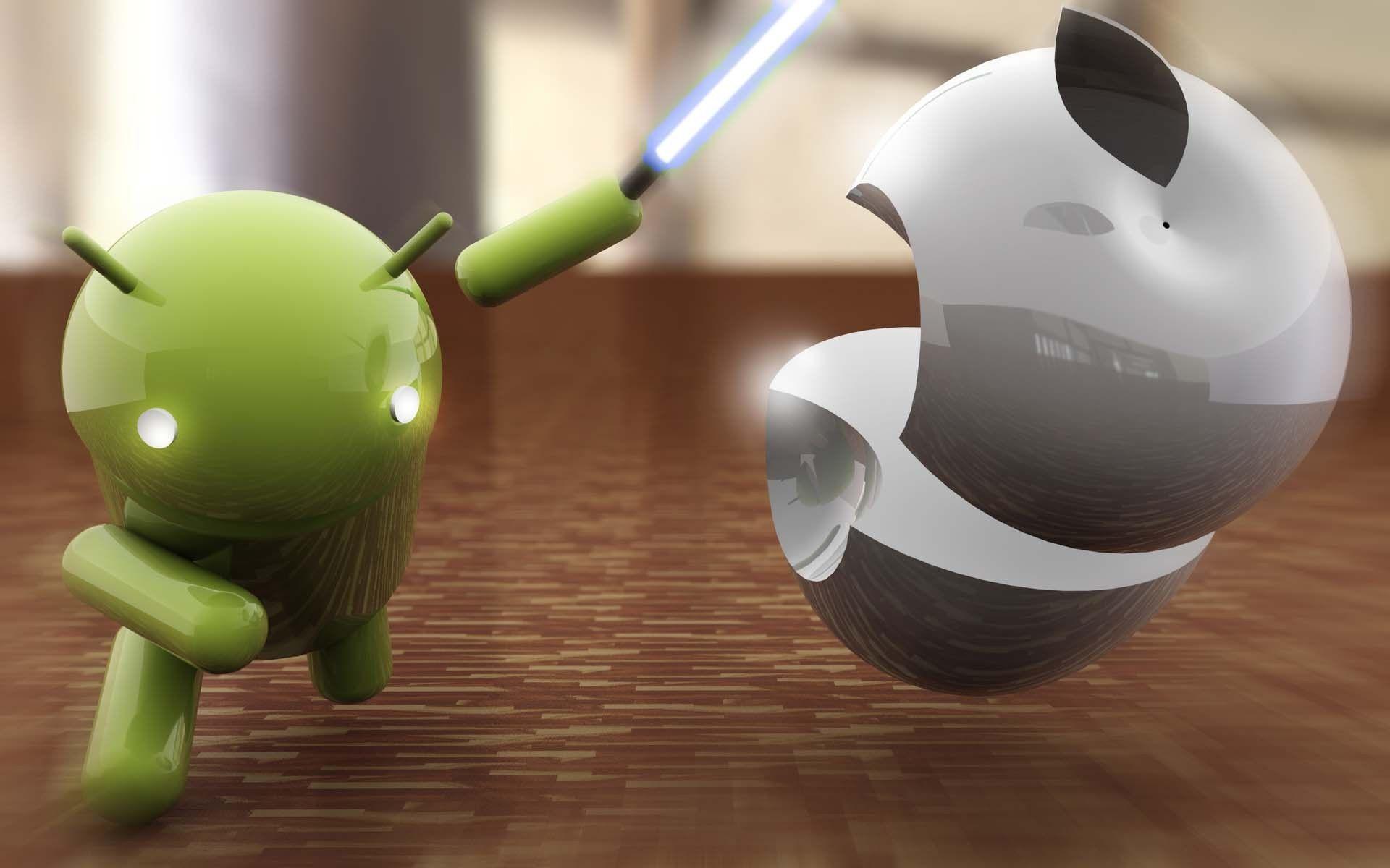 1920x1200 Apple Inc., Android (operating System), Humor Wallpaper HD / Desktop and Mobile Background
