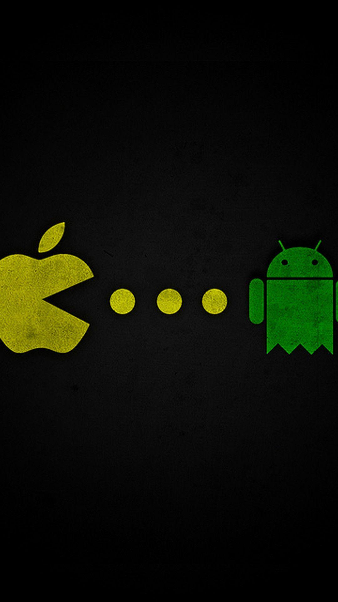1080x1920 Android Vs Apple Wallpaper background picture