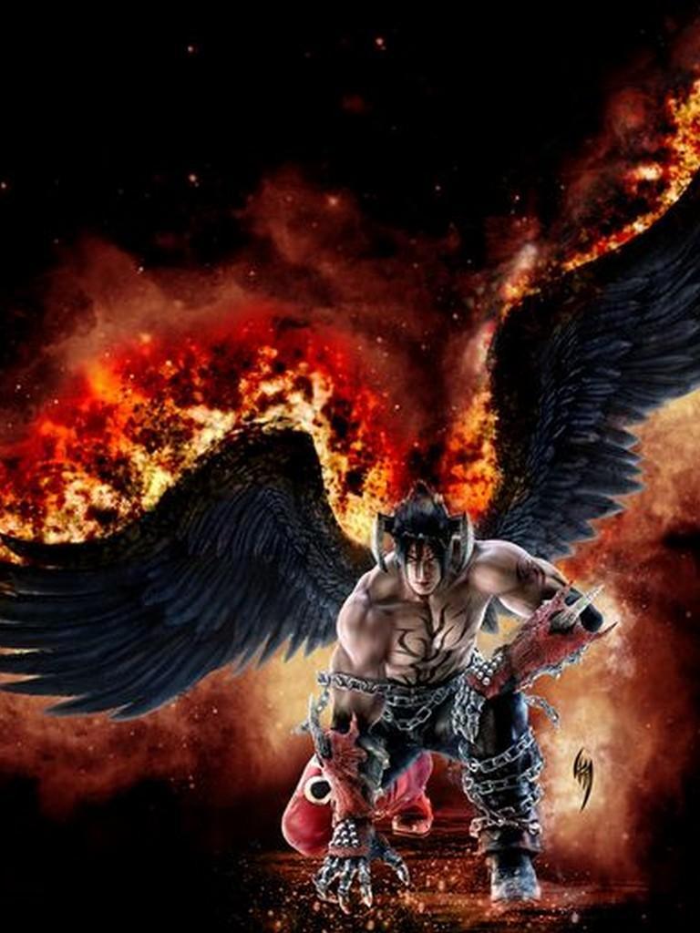 768x1024 Tekken 6 Devil Jin Wallpaper