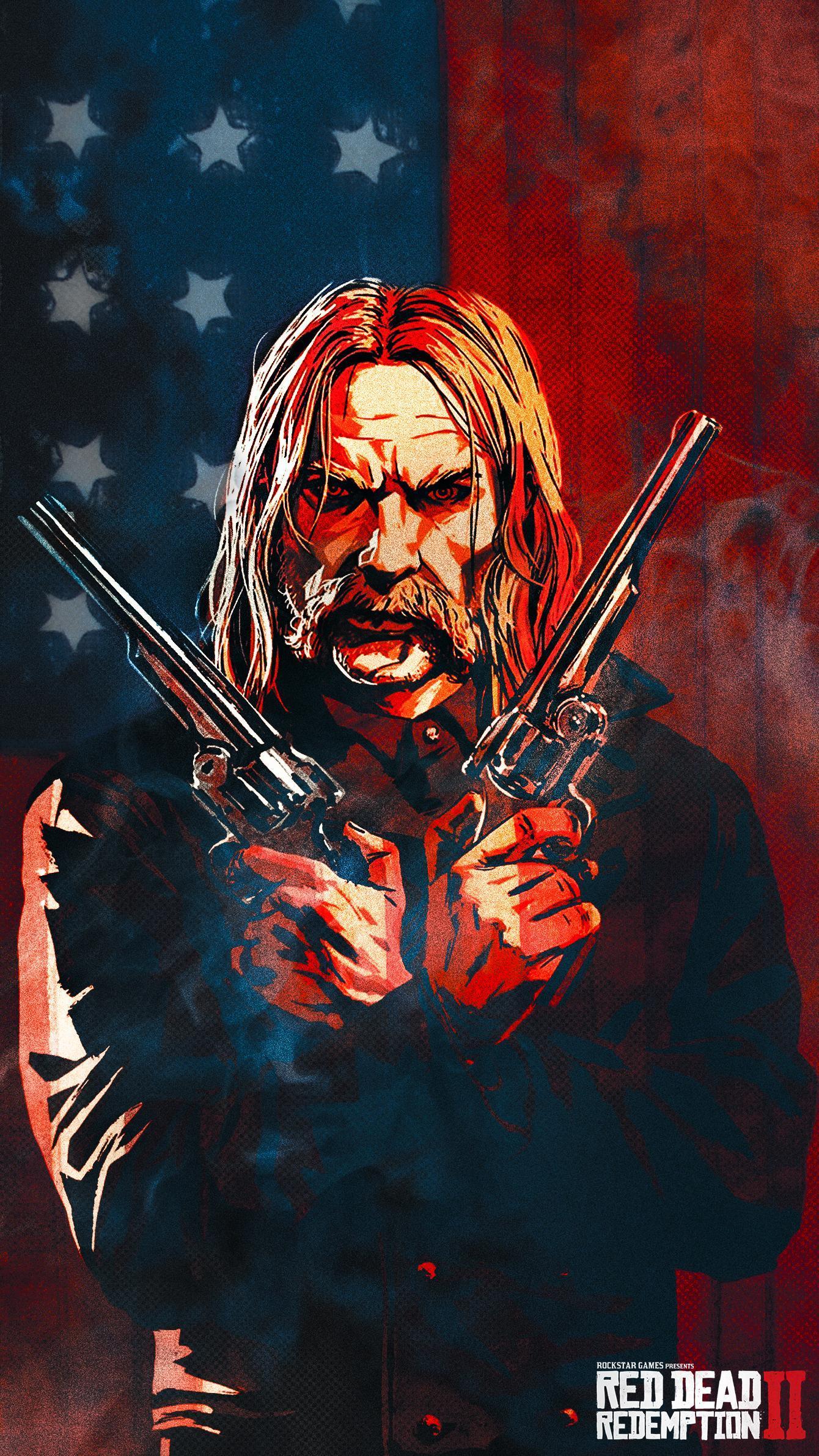 1340x2382 Arthur Morgan iPhone Wallpaper